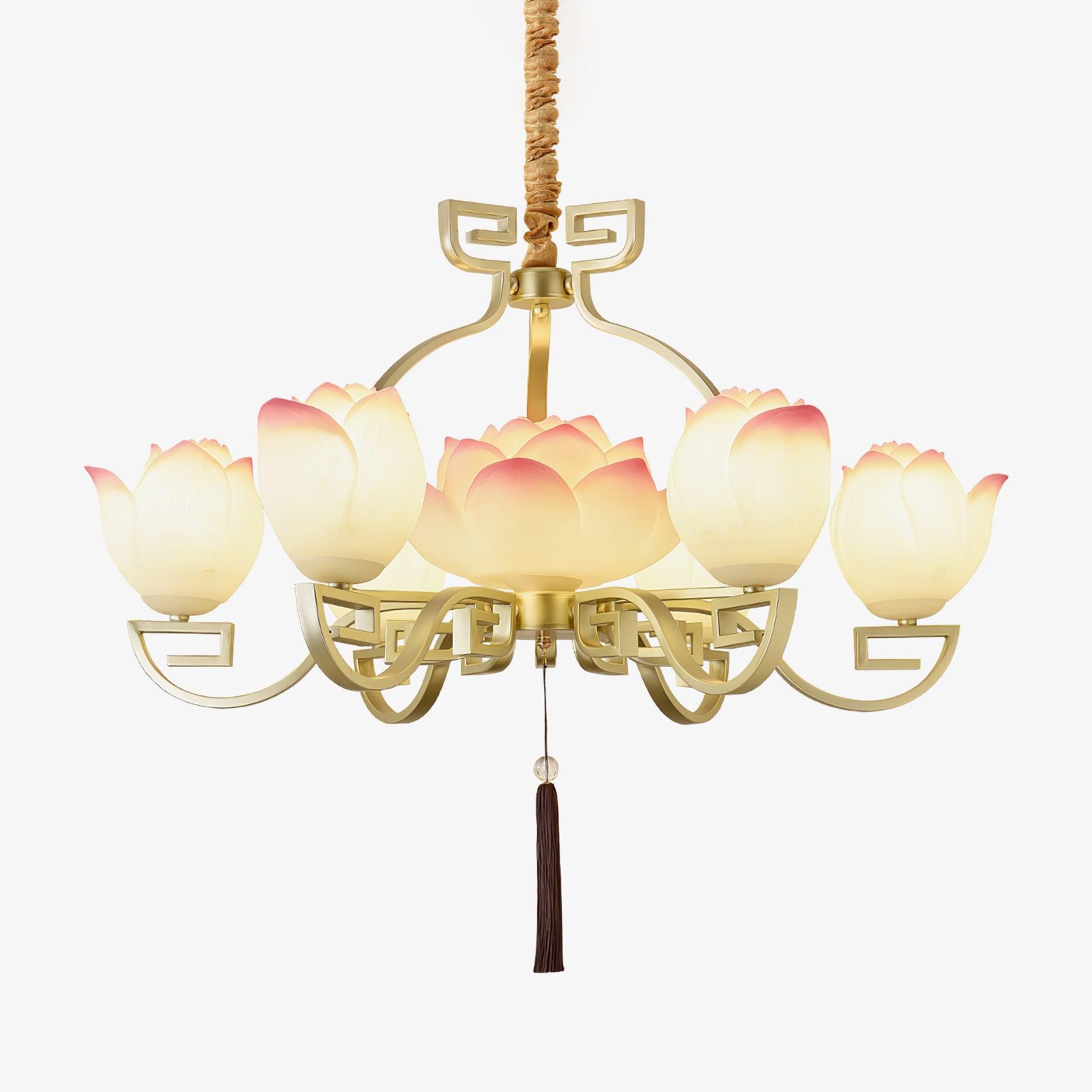 Lotus Bloom Chandelier - Lumpaz