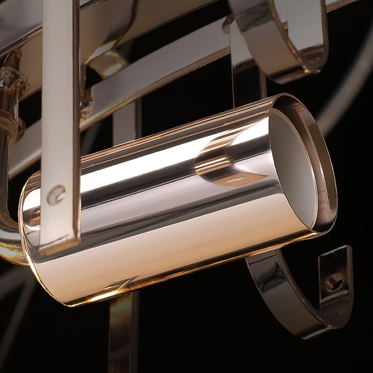 Scale Crystal Round Chandelier - Lumpaz