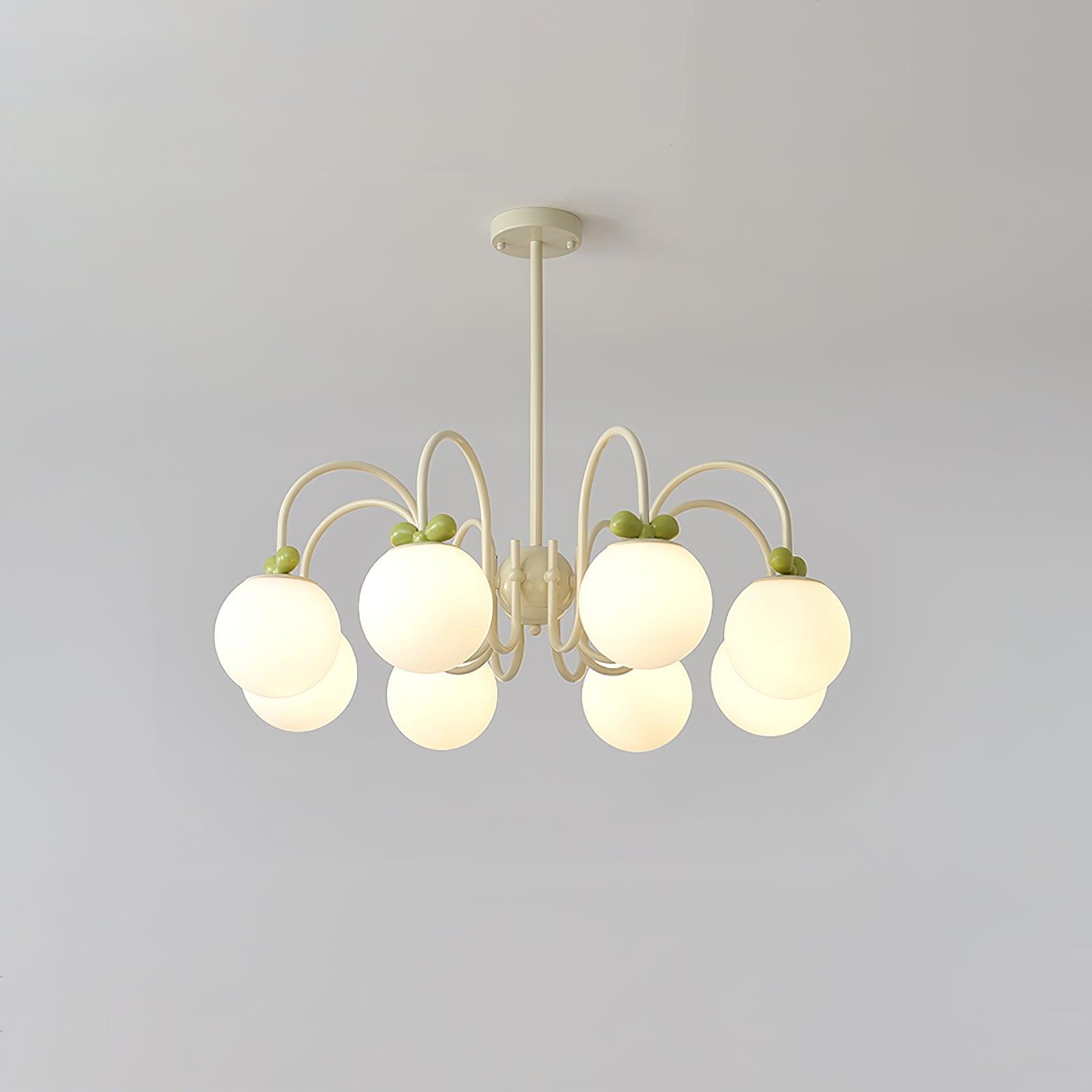 Cream Cherry Chandelier - Lumpaz