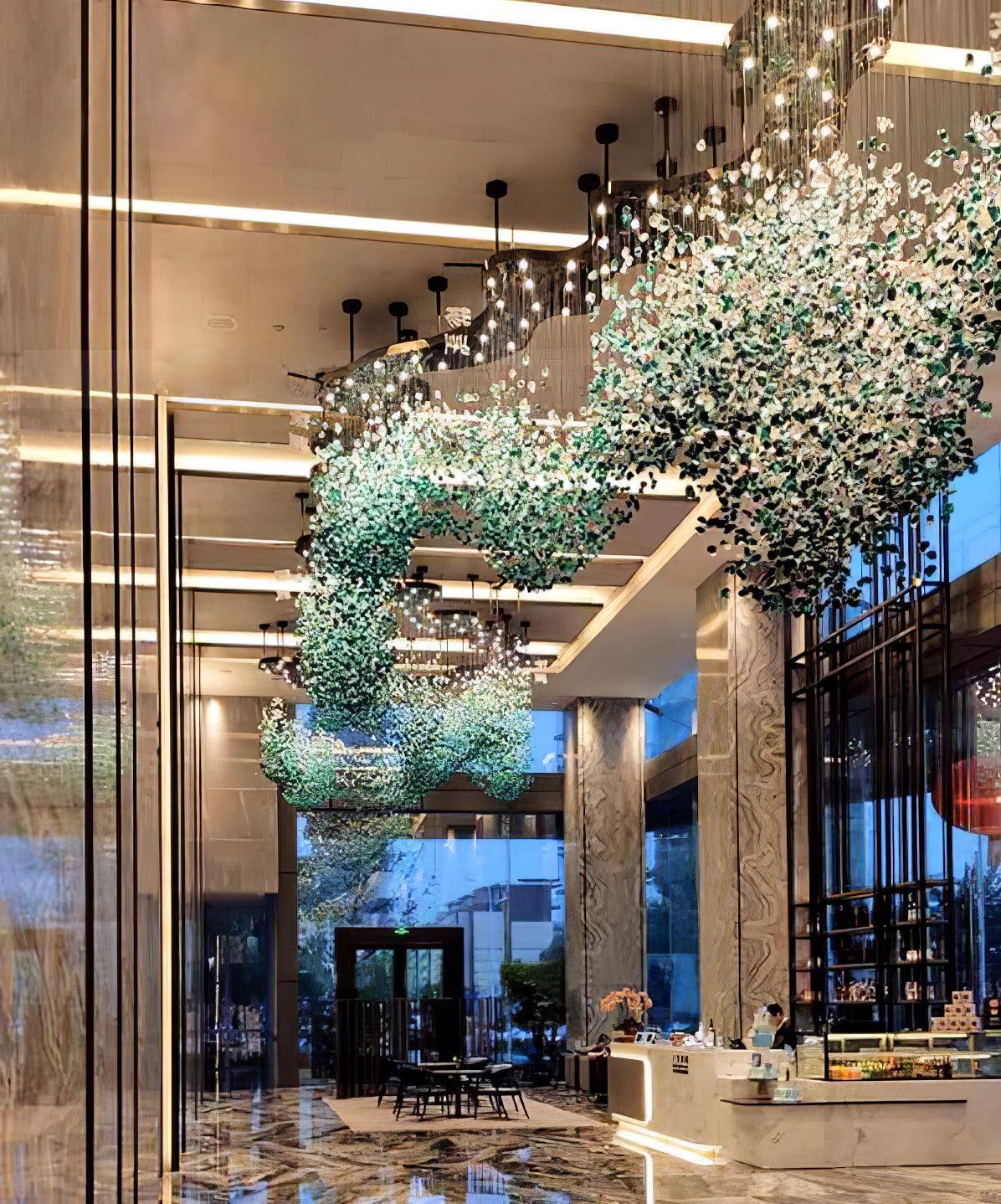 Multicolor Crystal Stone Chandelier - Lumpaz