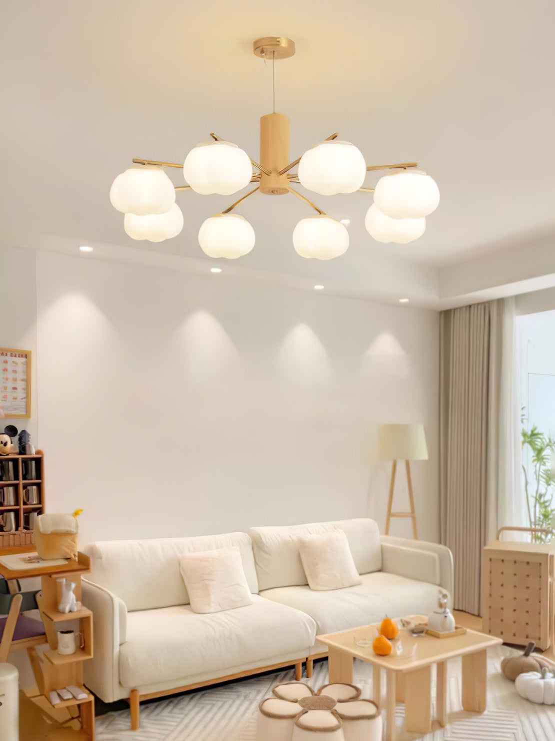 Cotton Balls Chandelier - Lumpaz