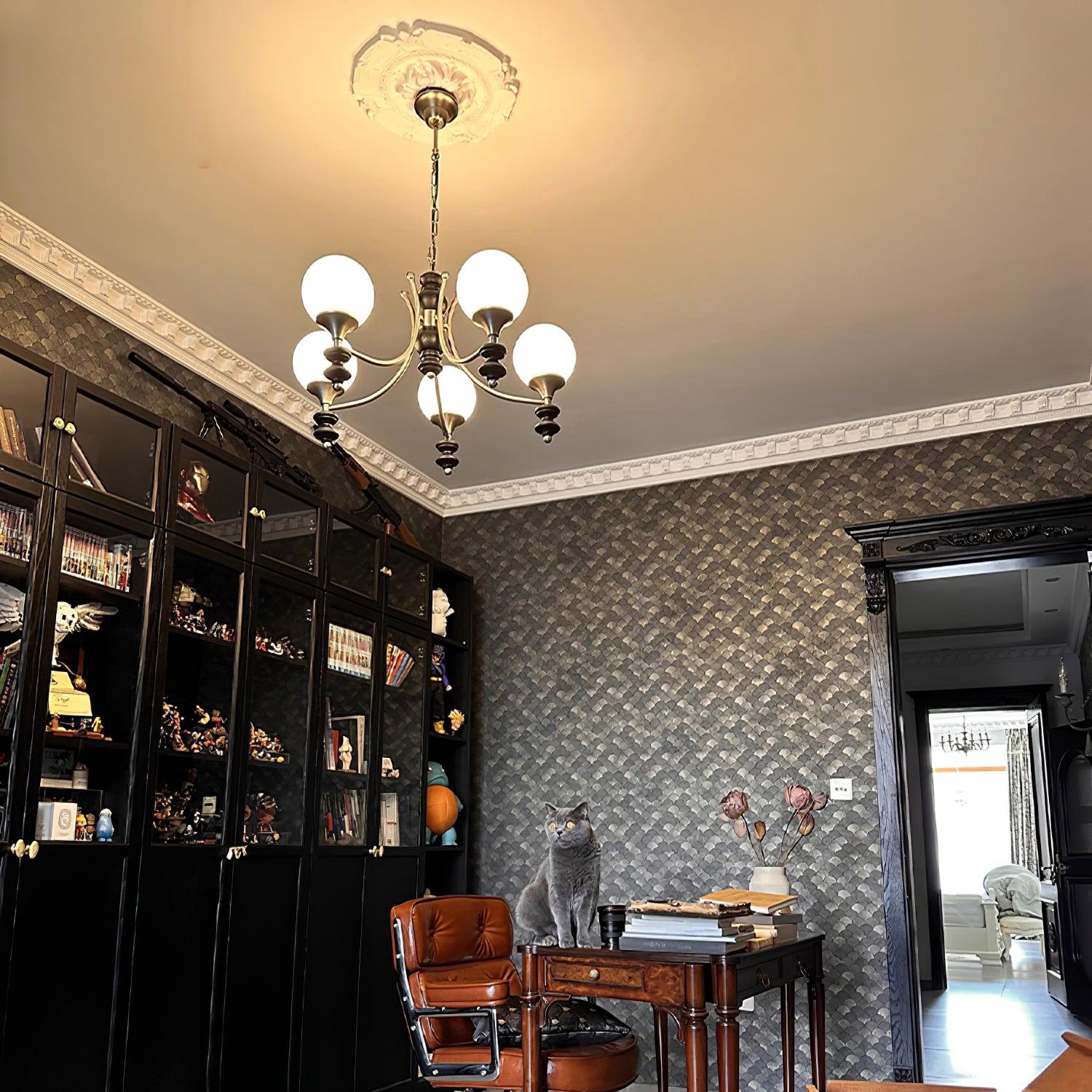 Tina Wooden Chandelier - Lumpaz