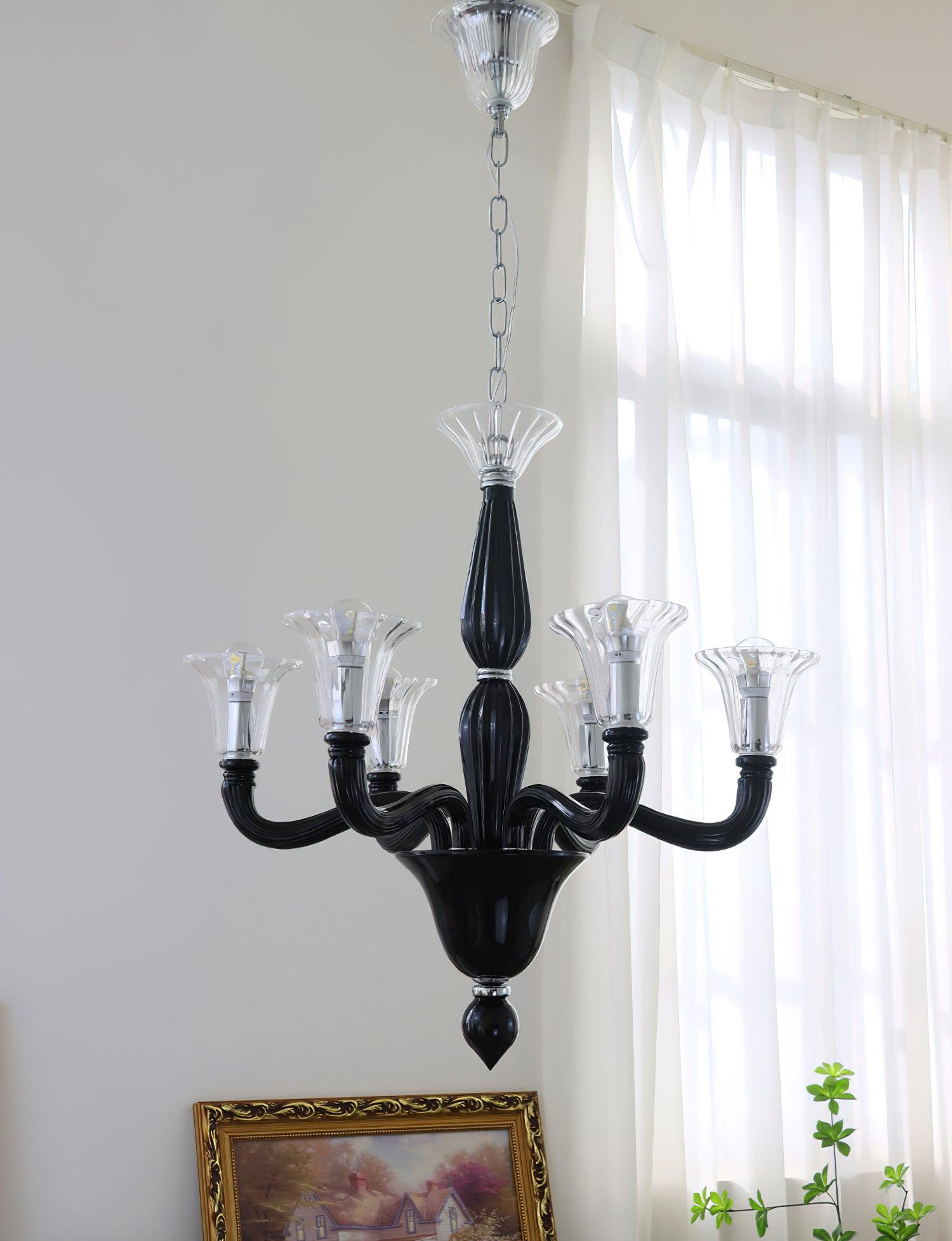 Murano Candle Chandelier - Lumpaz