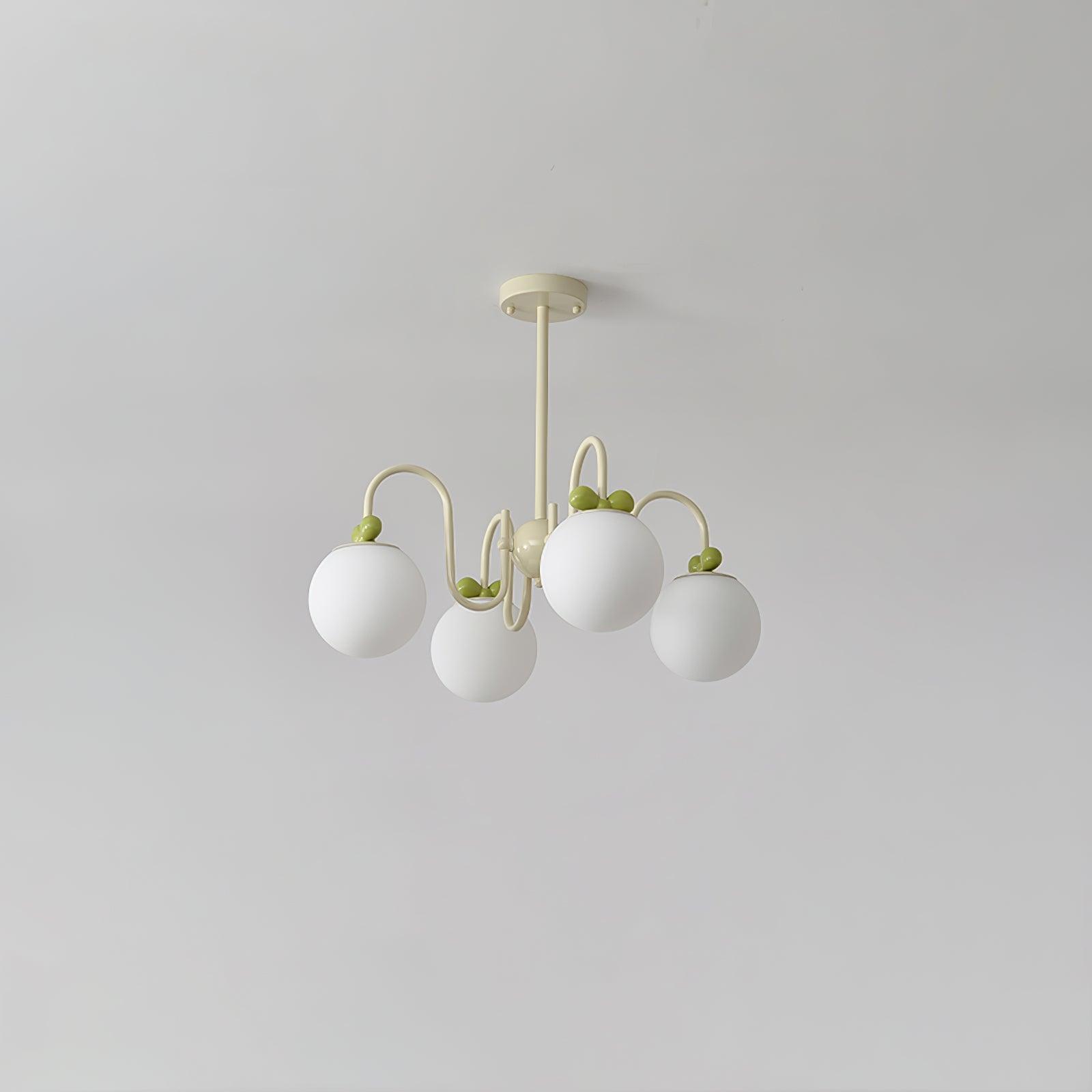 Cream Cherry Chandelier - Lumpaz