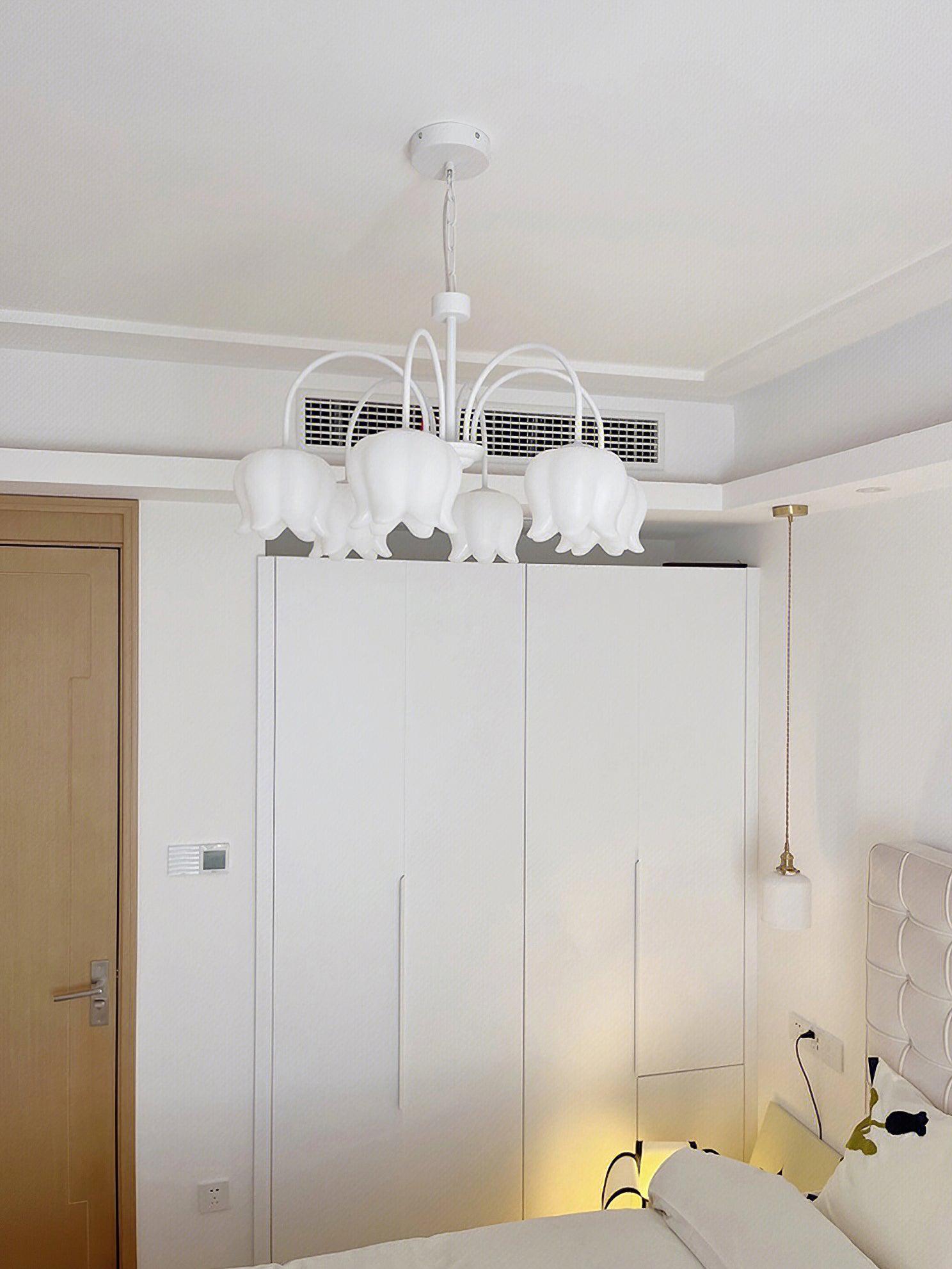 Curved Arm Bell Chandelier - Lumpaz