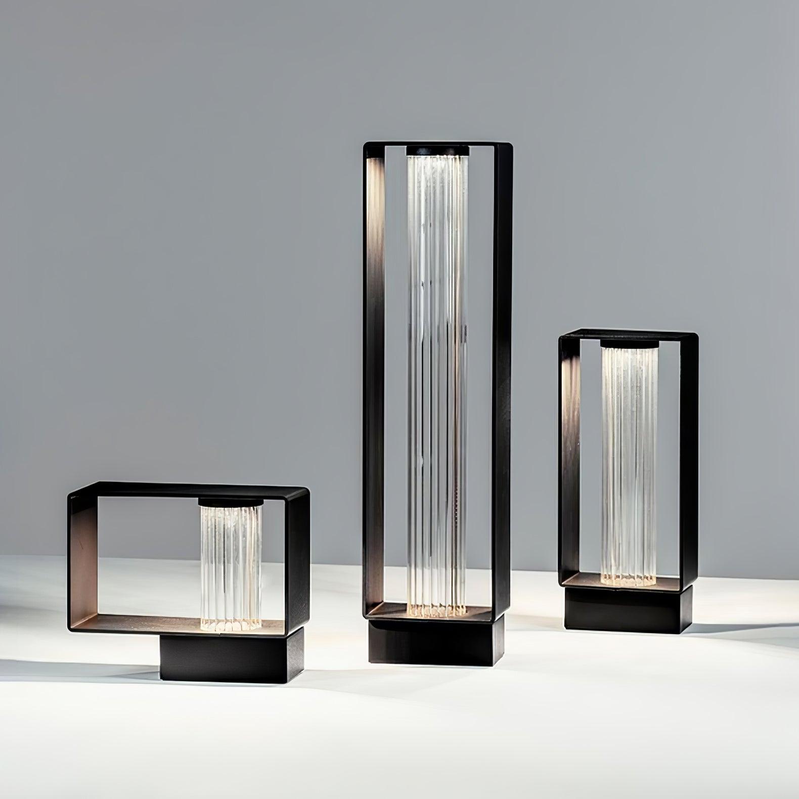 Frame Outdoor Post Lamp - Lumpaz