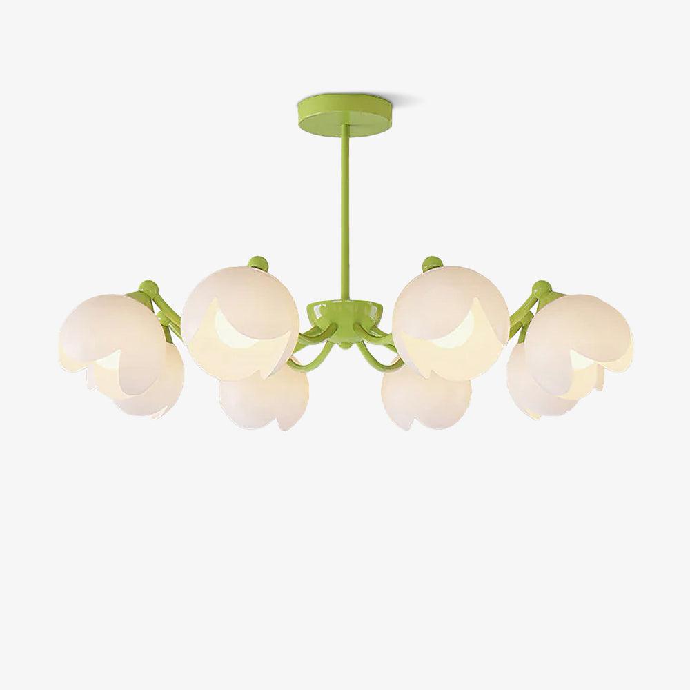 Murano Cream Chandelier - Lumpaz