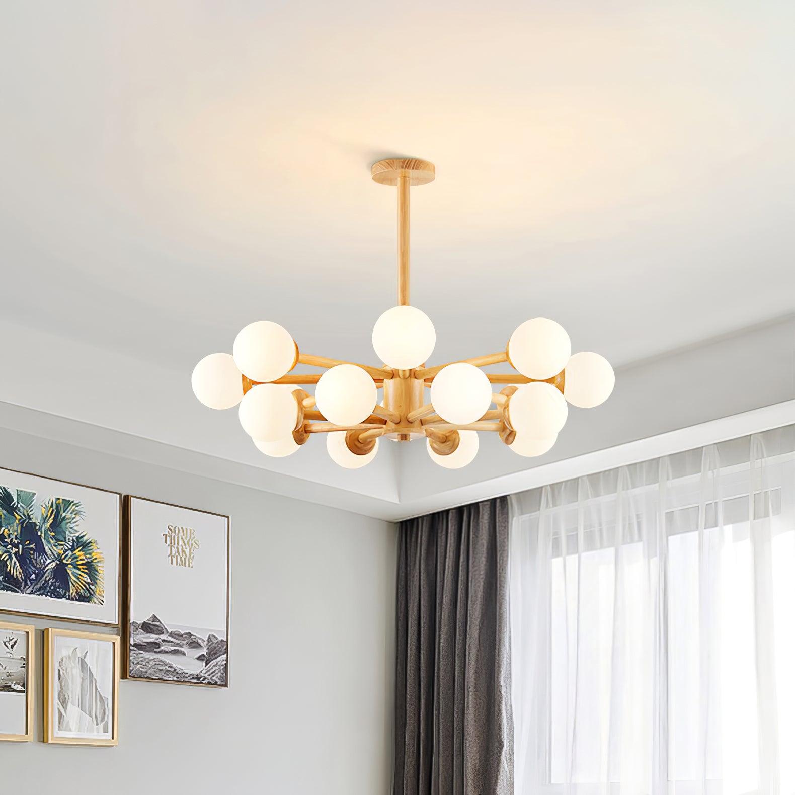 Kozan Wooden Chandelier - Lumpaz