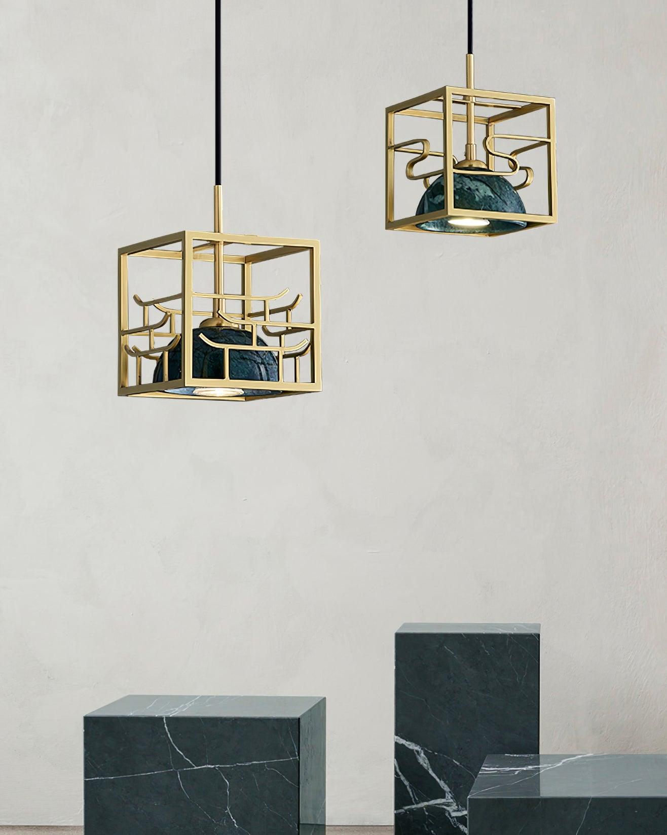 Lantern Square Pendant Lamp - Lumpaz