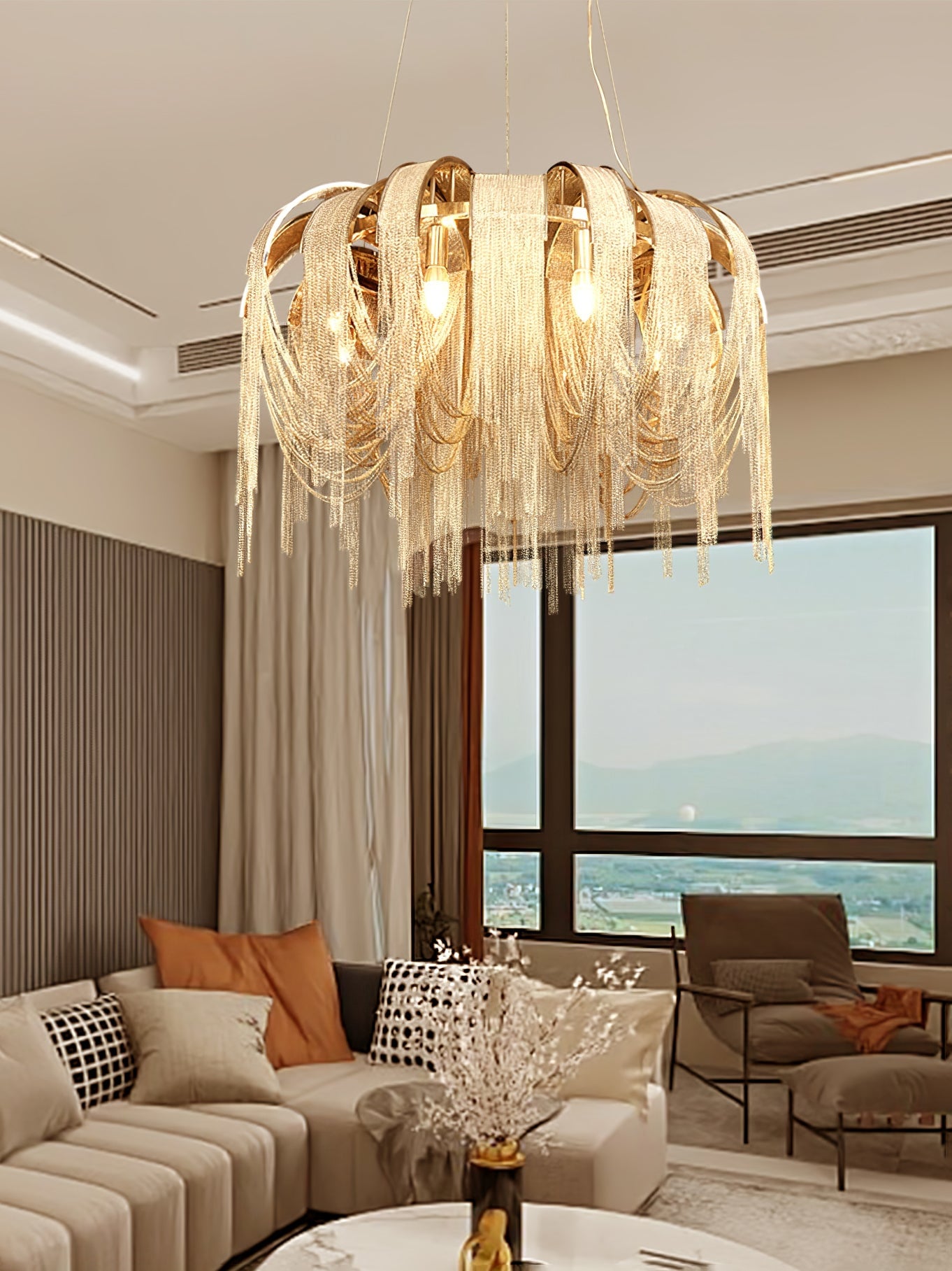 Length Chains Chandelier - Lumpaz