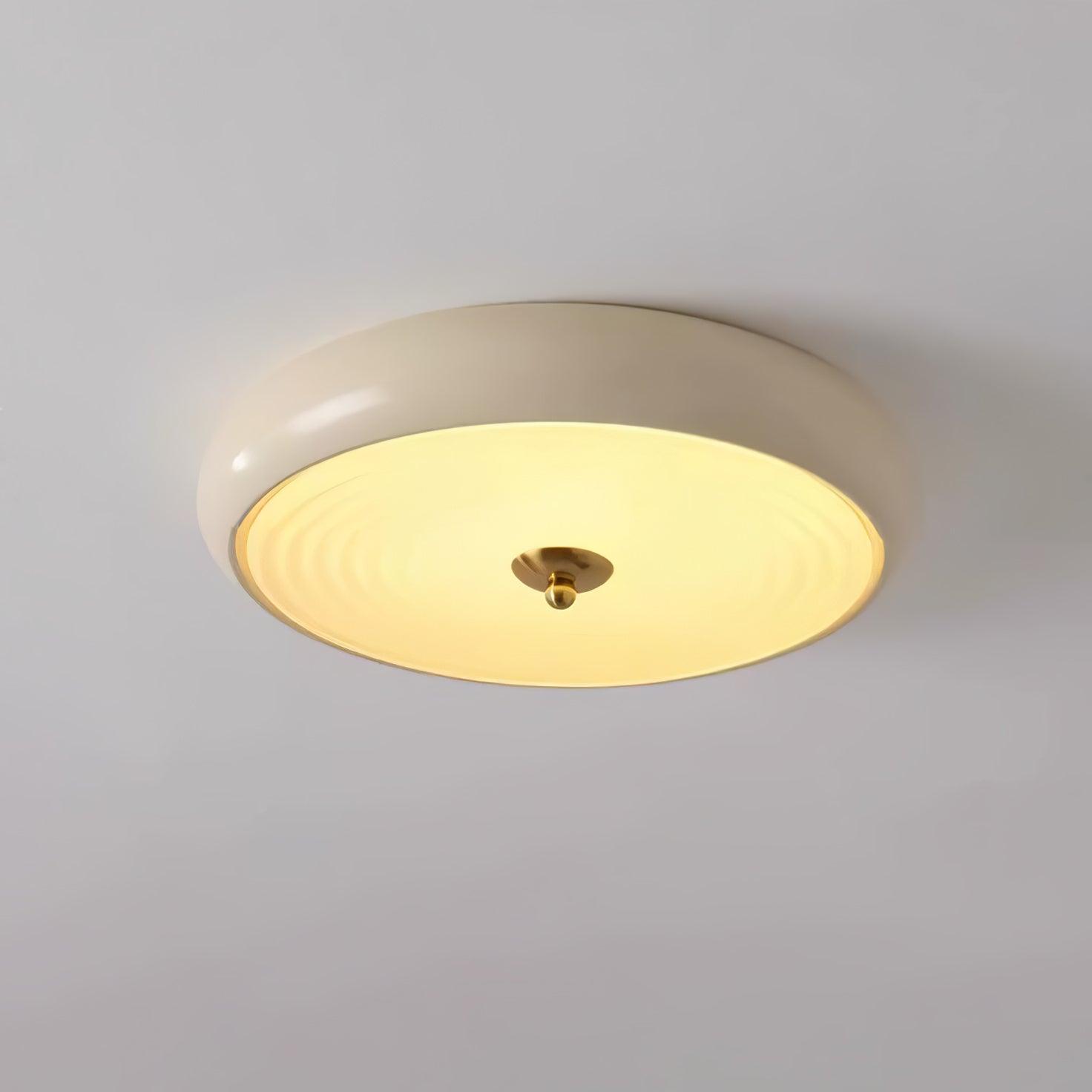 Ripple Cream Ceiling Lamp - Lumpaz