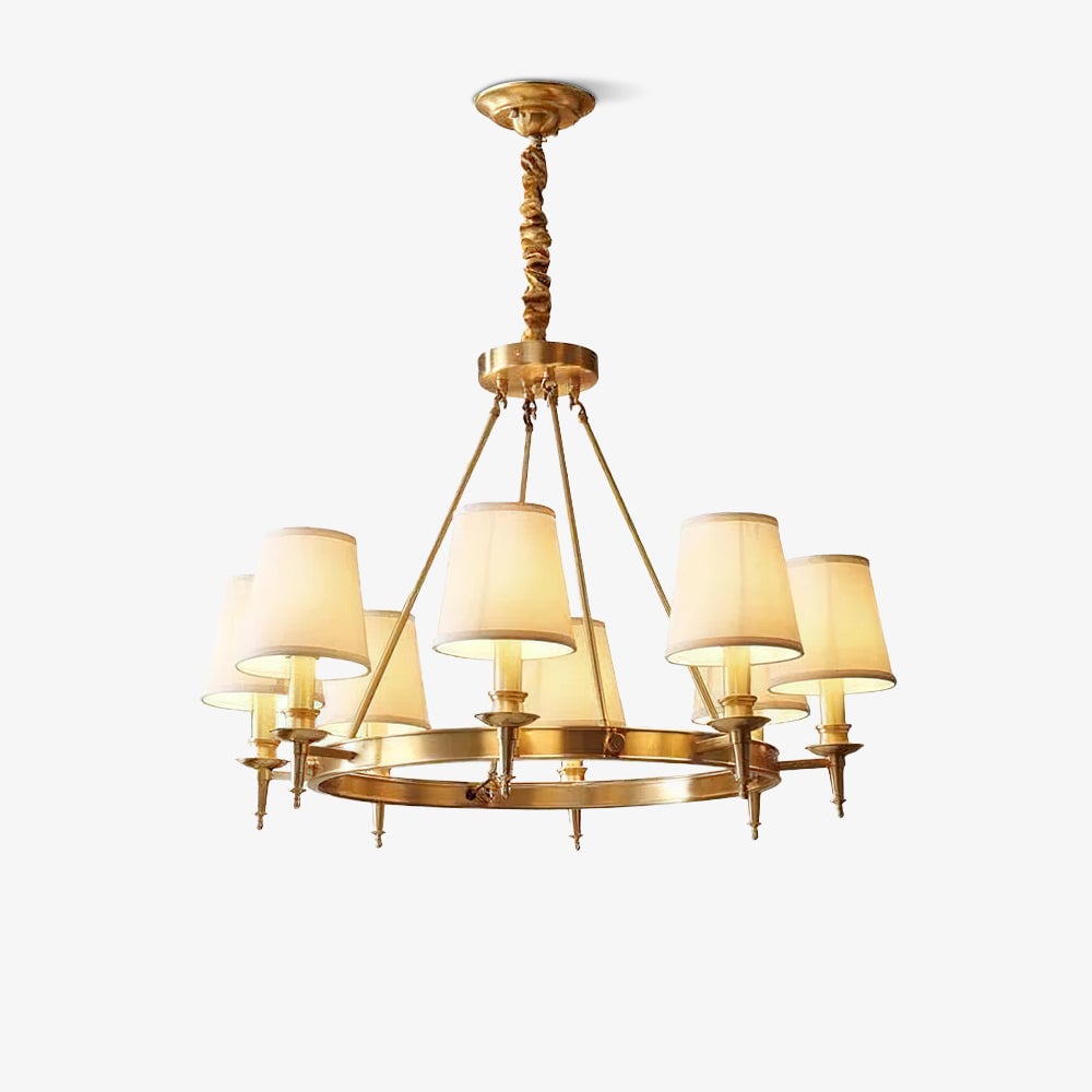 Antique Brass Chandelier - Lumpaz