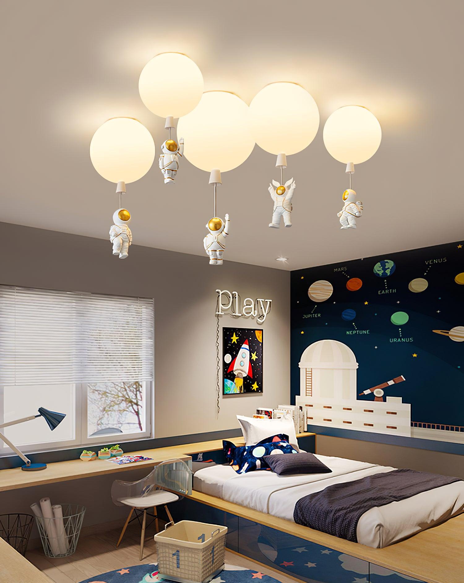 Frosted Balloon Ceiling Light - Lumpaz