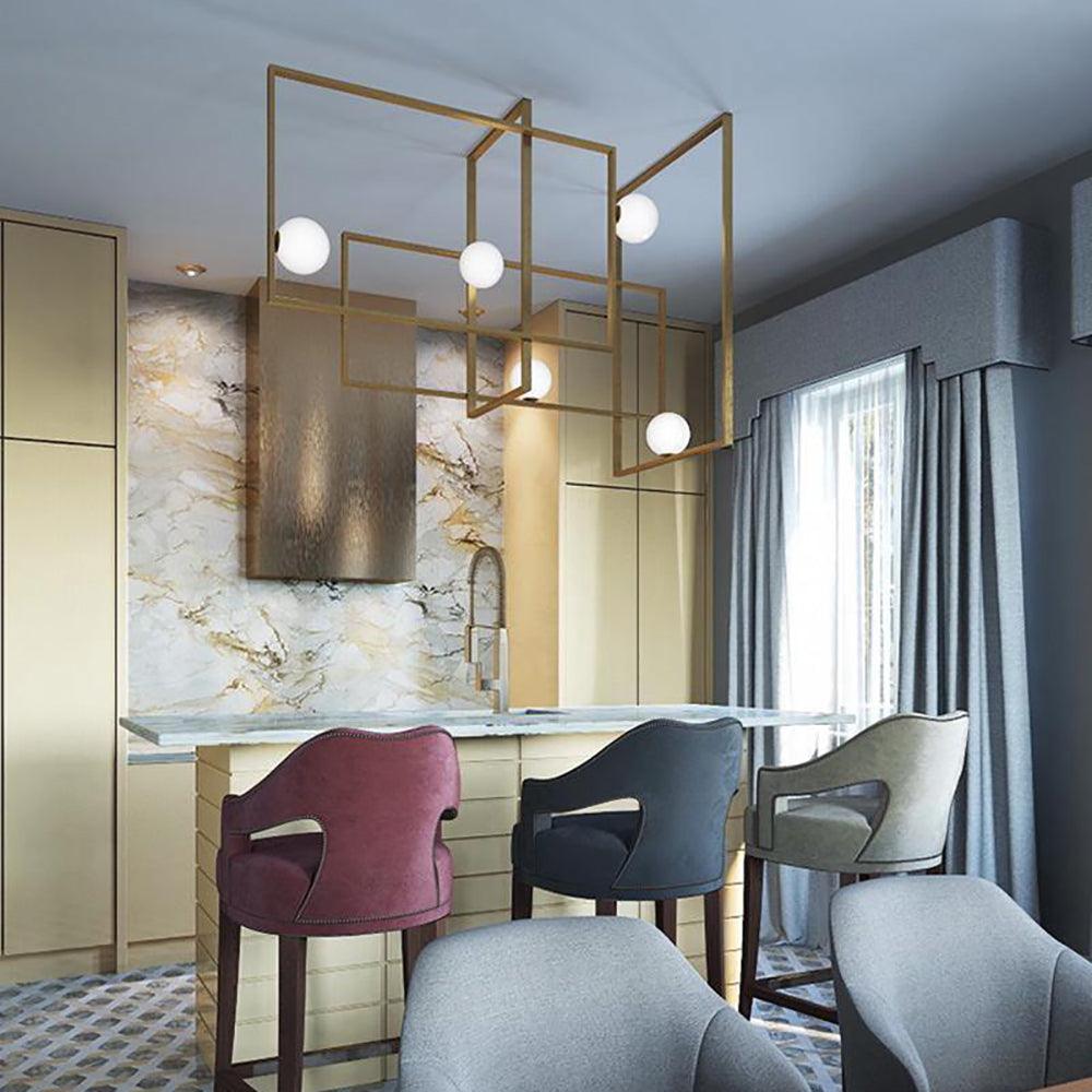 Mondrian Glass Ceiling Light - Lumpaz