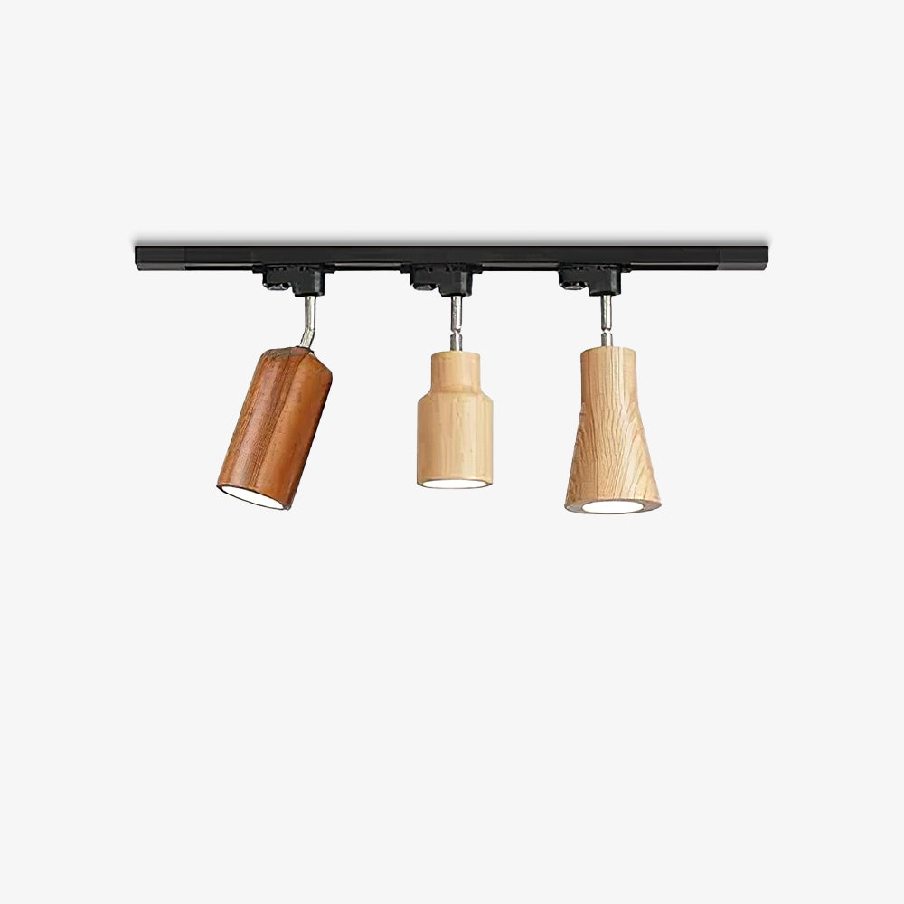 Wood Track Ceiling Lamp - Lumpaz