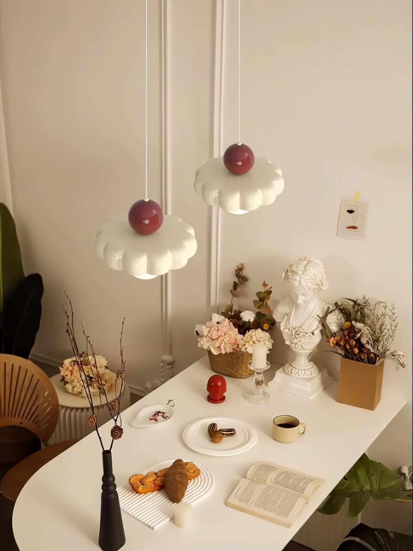 Cream Cloud Pendant Lamp - Lumpaz