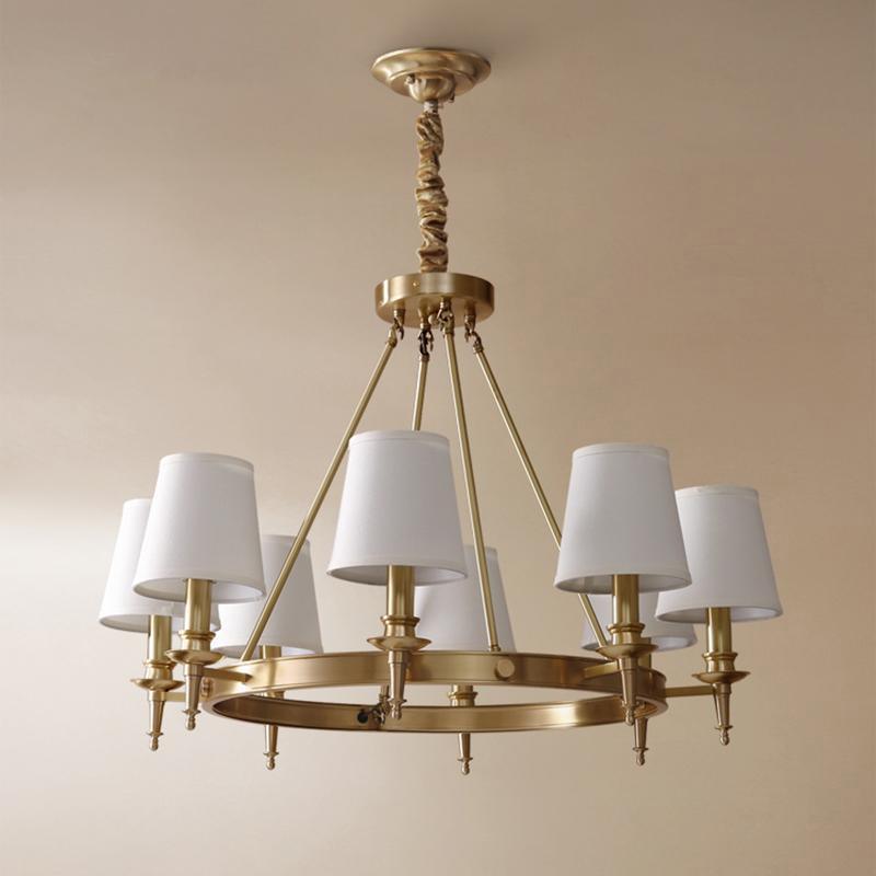 Antique Brass Chandelier - Lumpaz