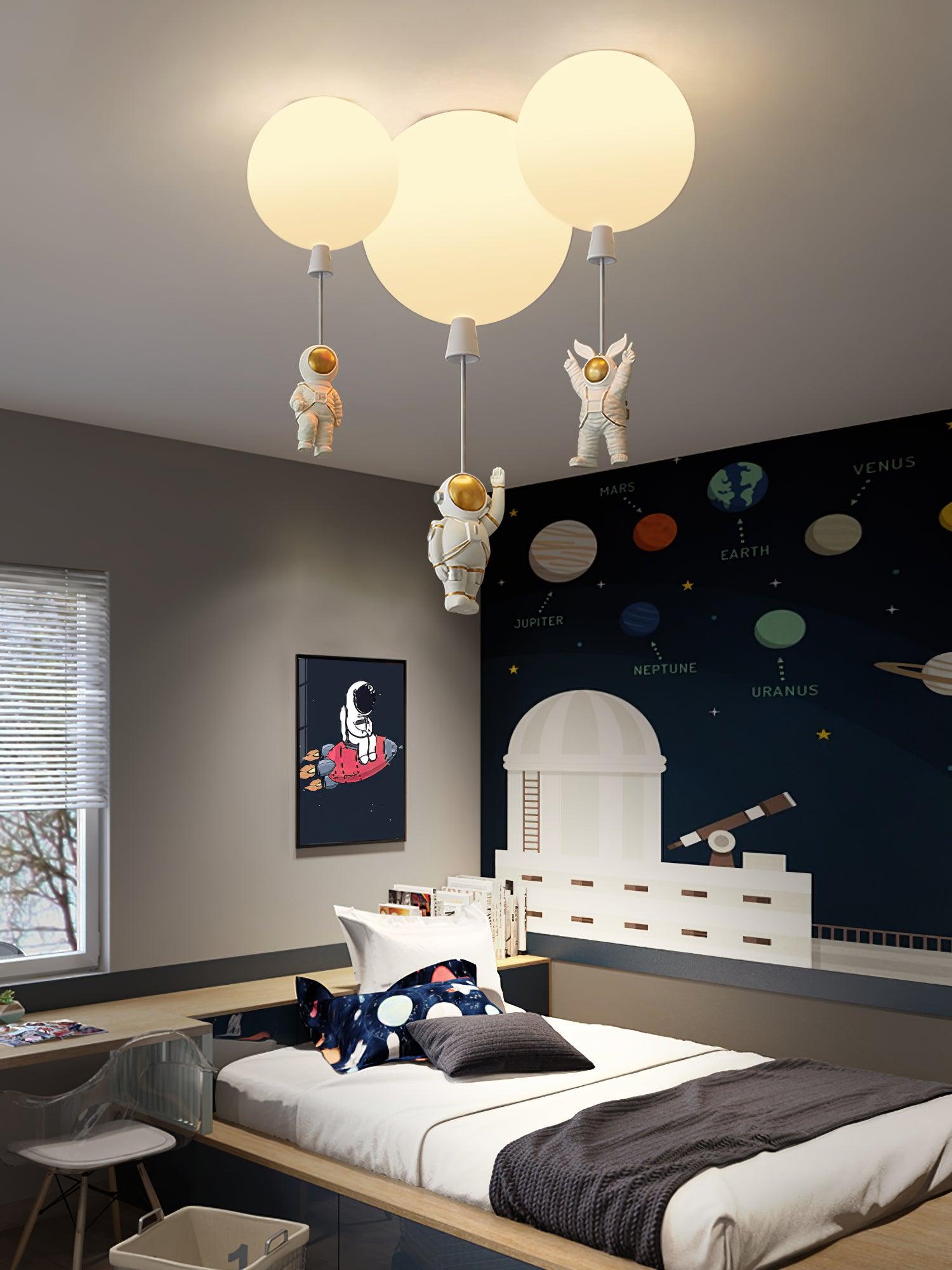 Frosted Balloon Ceiling Light - Lumpaz