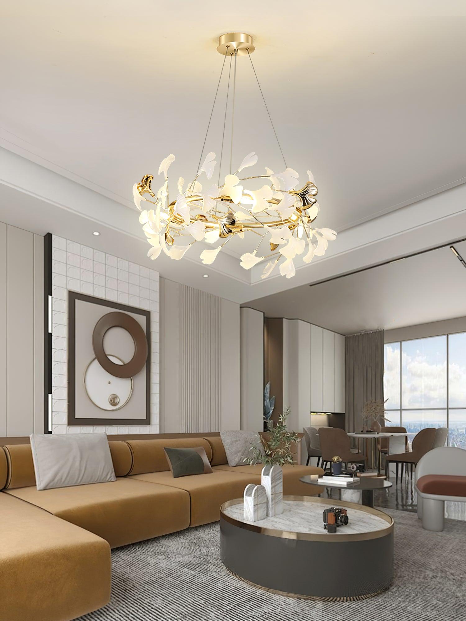 Gingko Chandelier U - Lumpaz