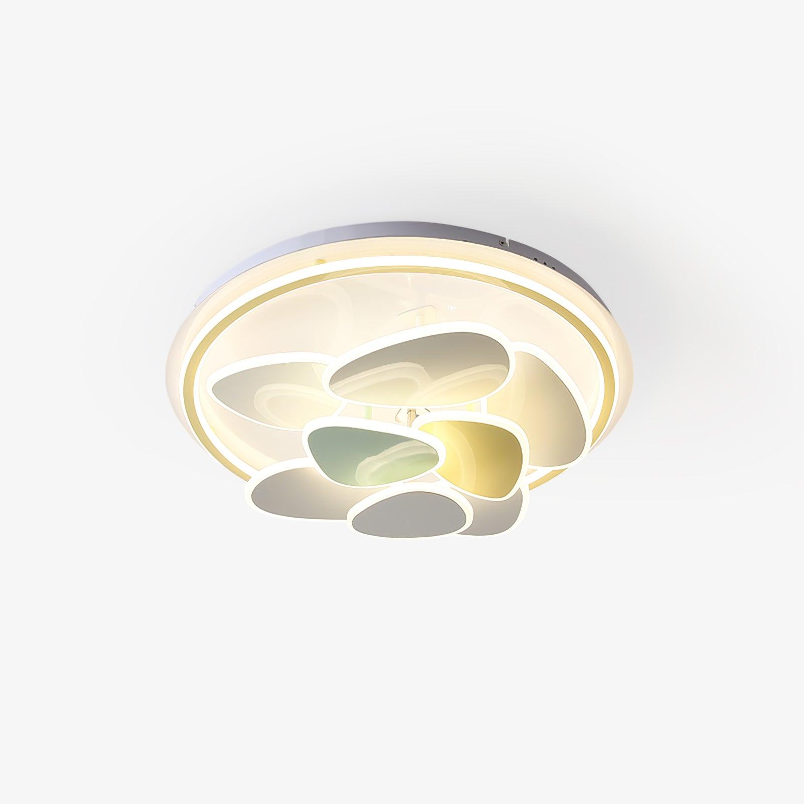 Colorful Cloud Round Ceiling Lamp - Lumpaz