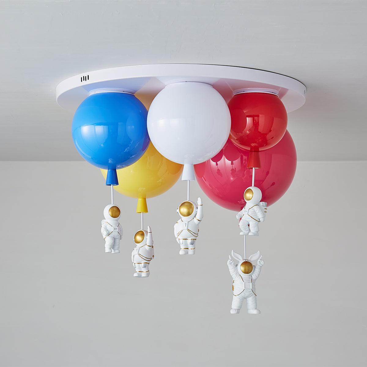 Astronaut Glossy Balloon Ceiling Lamp - Lumpaz