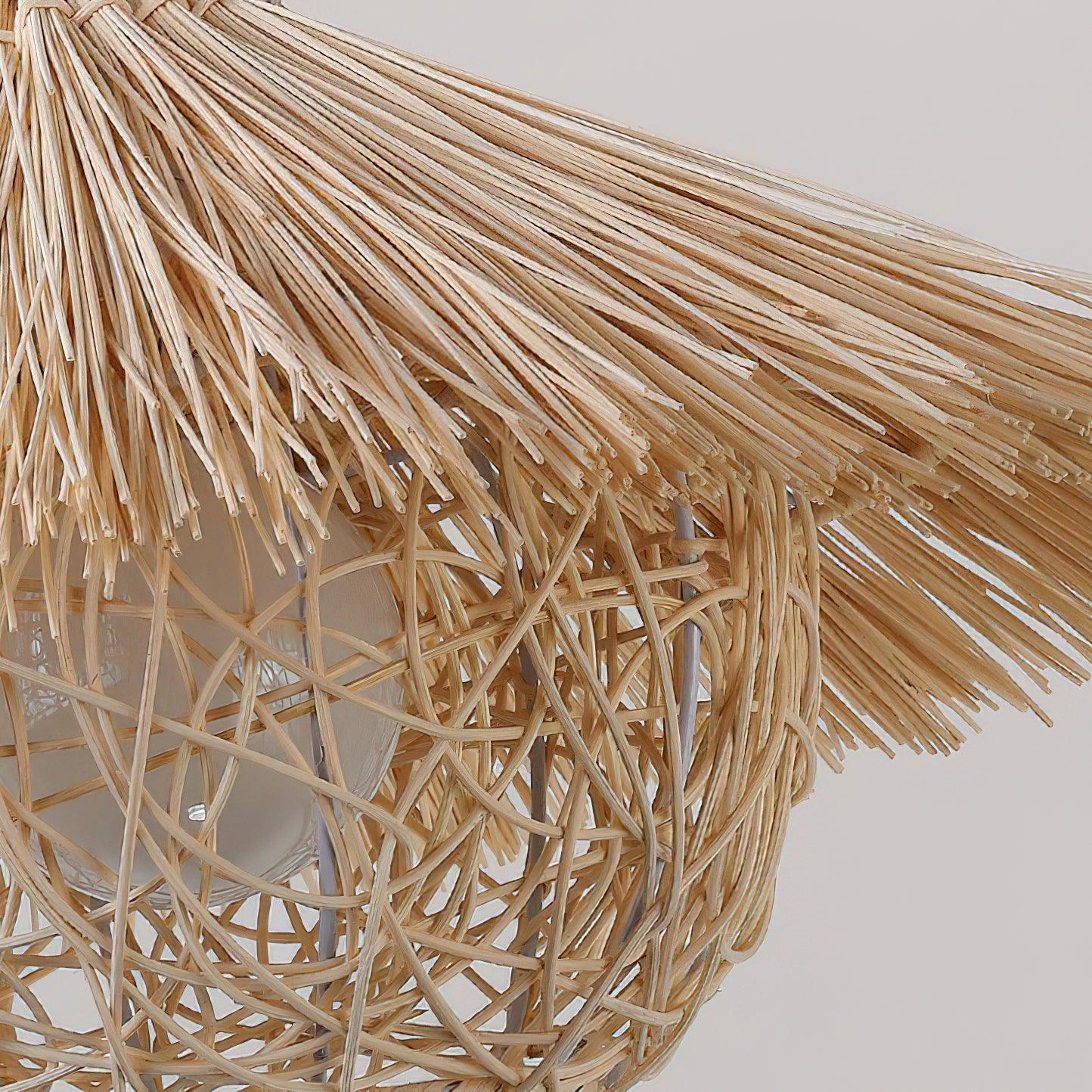 Straw Hat Pendant Light - Lumpaz