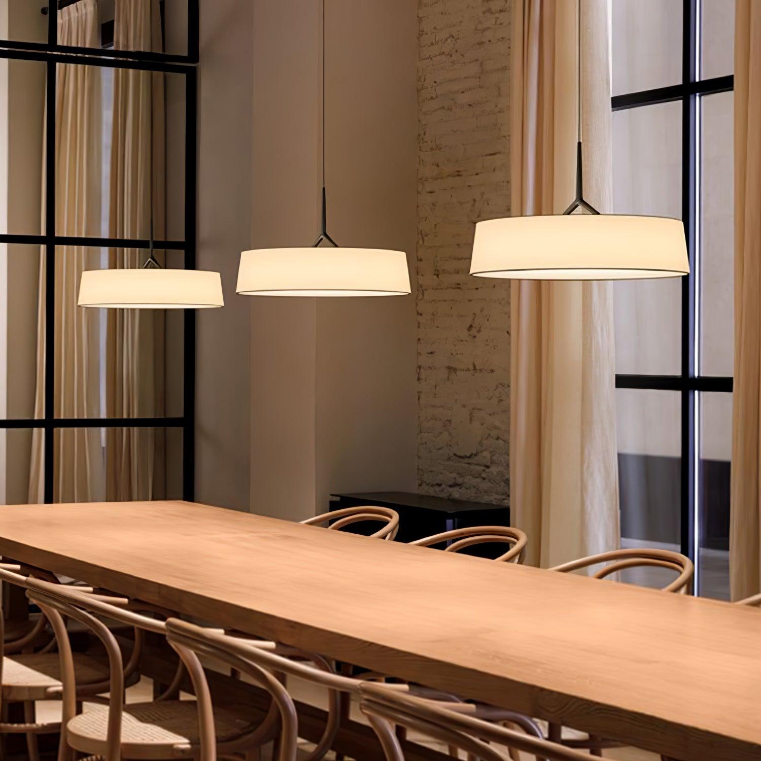 Paper Glow Circular Pendant Lamp - Lumpaz