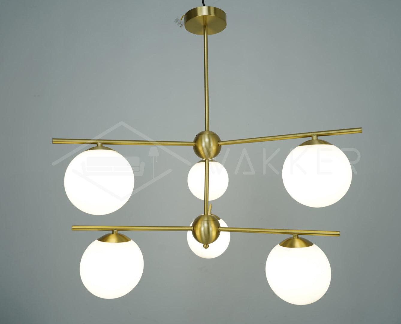 Sphere & Stem Chandelier - Lumpaz
