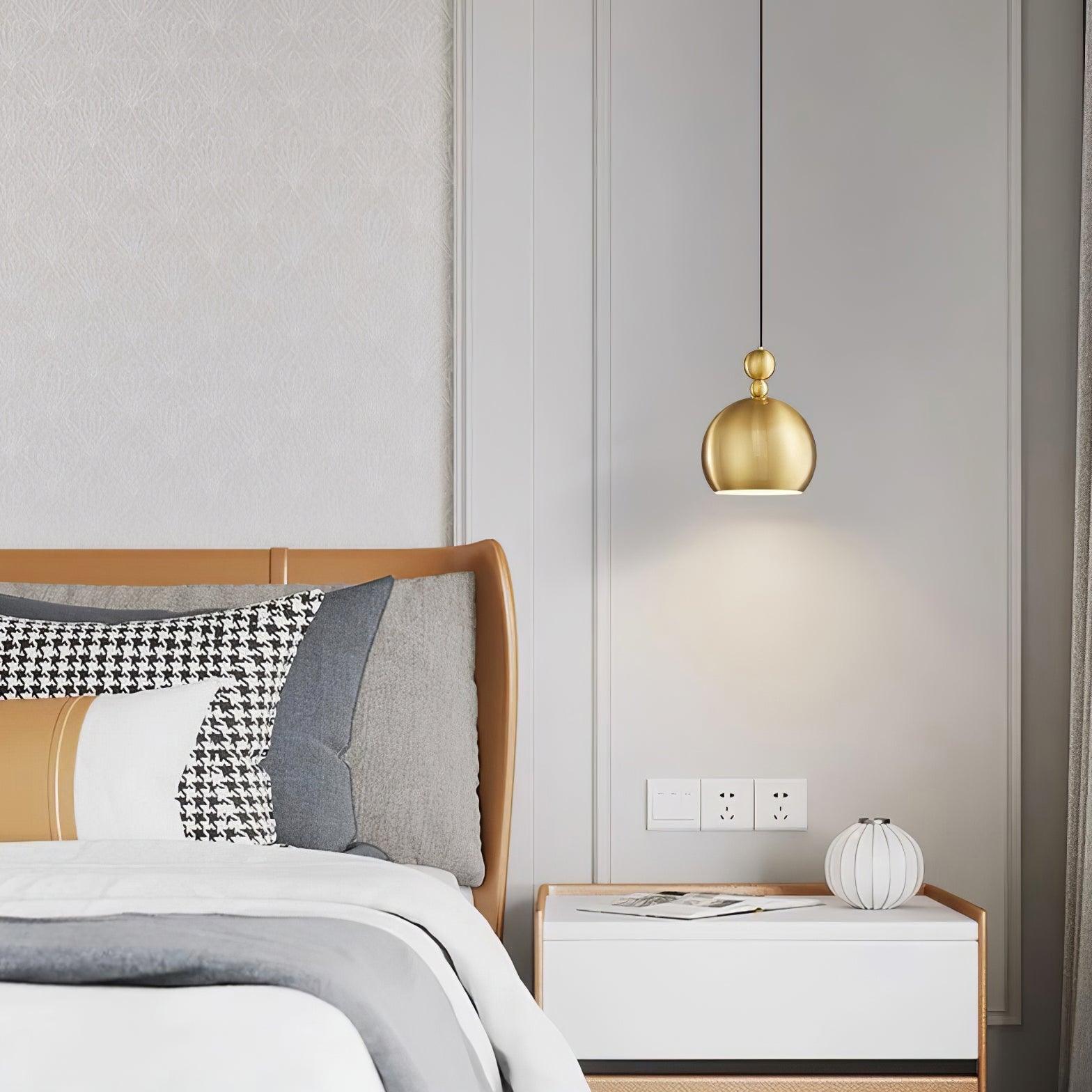 Palla Brass Pendant Lamp - Lumpaz