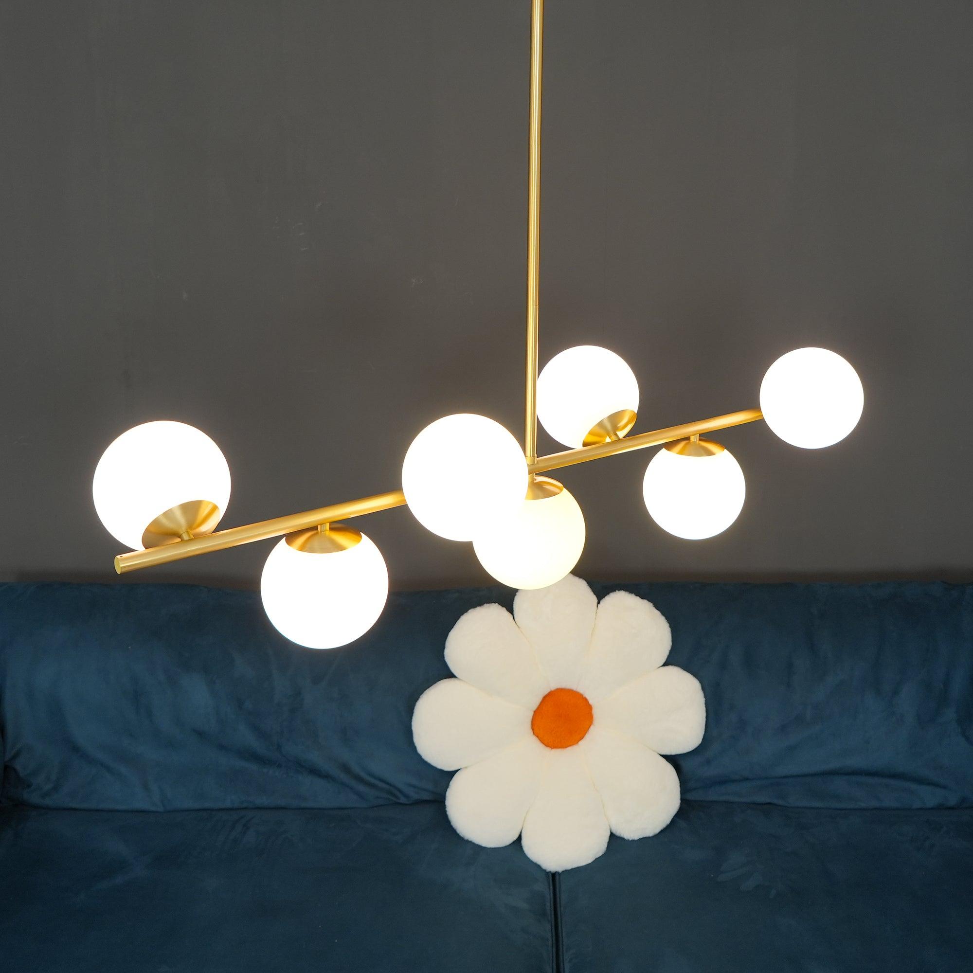 Sphere & Stem Chandelier - Lumpaz