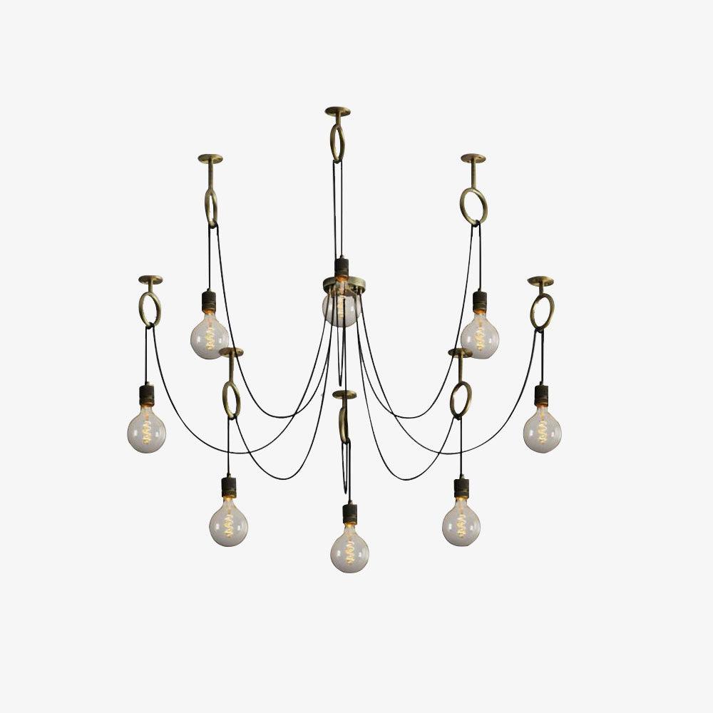 Industrial Spider Chandelier - Lumpaz