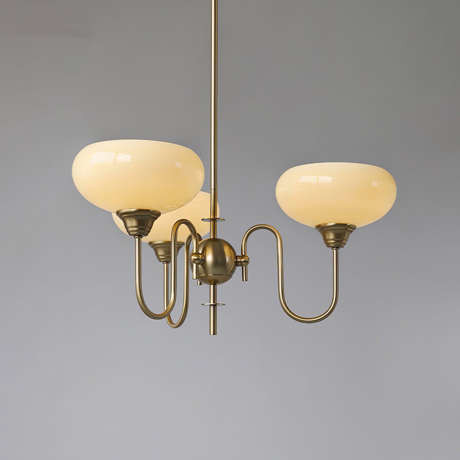 Creamy Persimmon Chandelier - Lumpaz