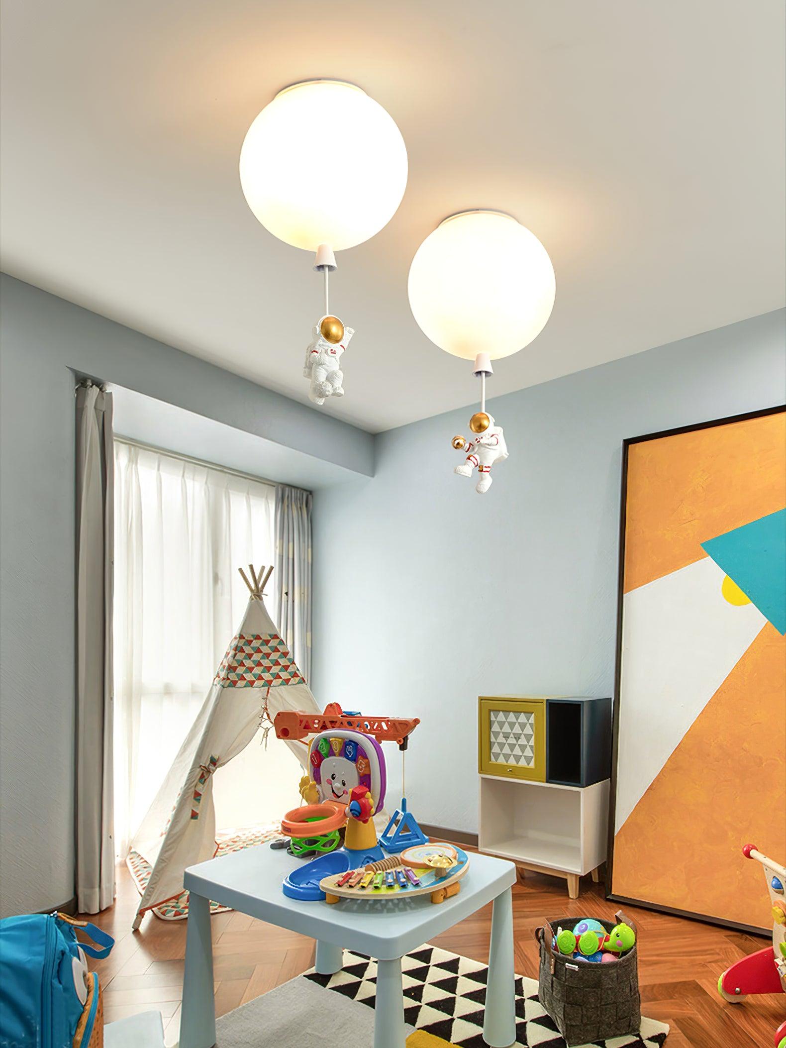 Frosted Balloon Ceiling Light - Lumpaz
