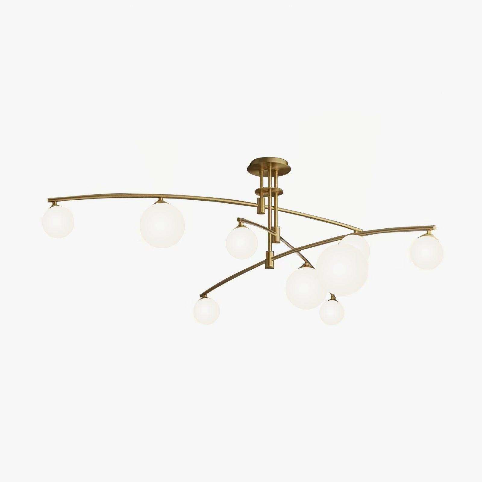 Modern Long Arm Chandelier - Lumpaz