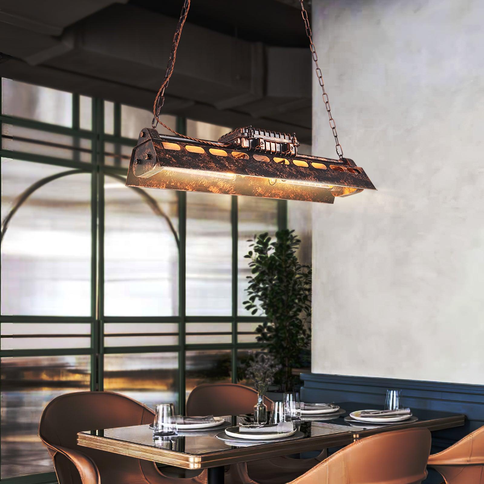 Industrial Steampunk Chandelier - Lumpaz