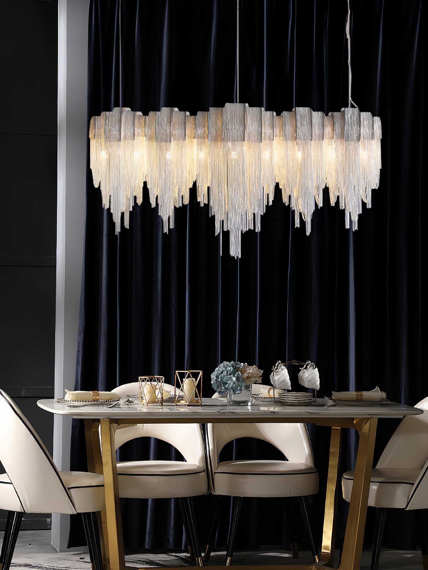 Length Chains Chandelier - Lumpaz