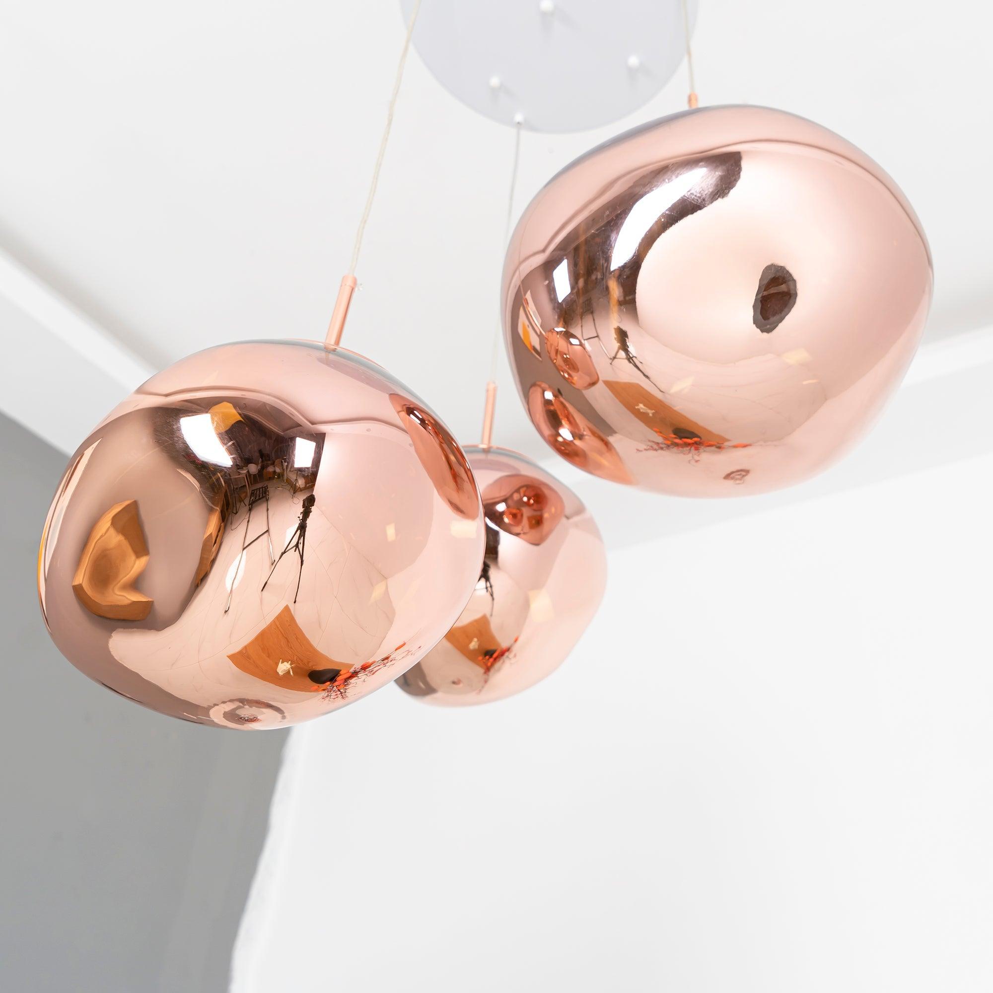 Multi Lava Round Pendant Lamp - Lumpaz