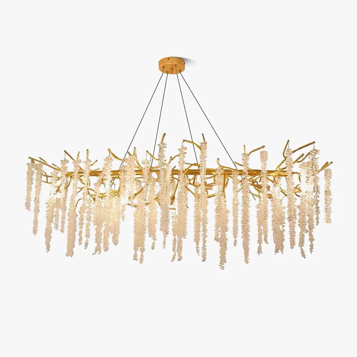Wisteria Flower Crystal Chandelier - Lumpaz