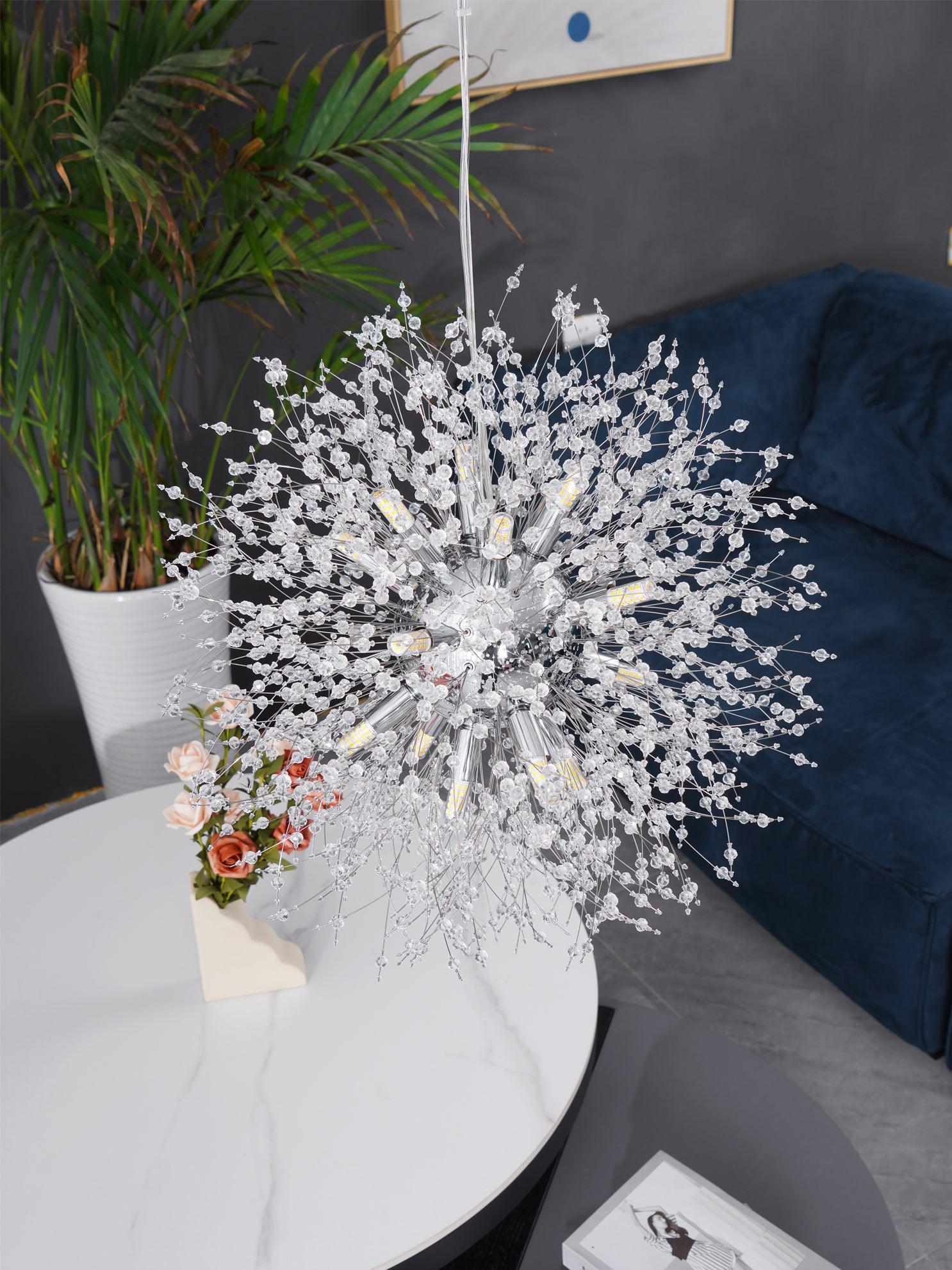 Crystal Dandelion Chandelier - Lumpaz