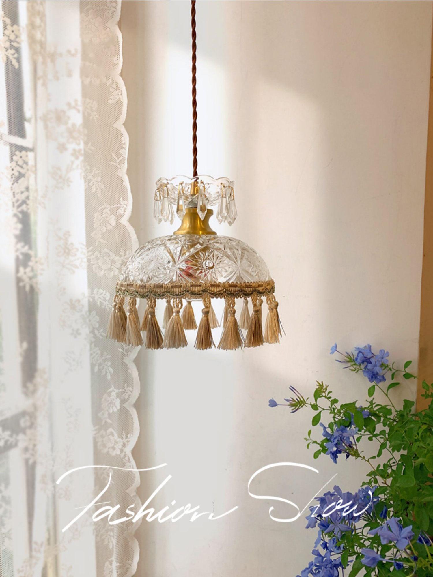 Bowl Tassel Pendant Light - Lumpaz
