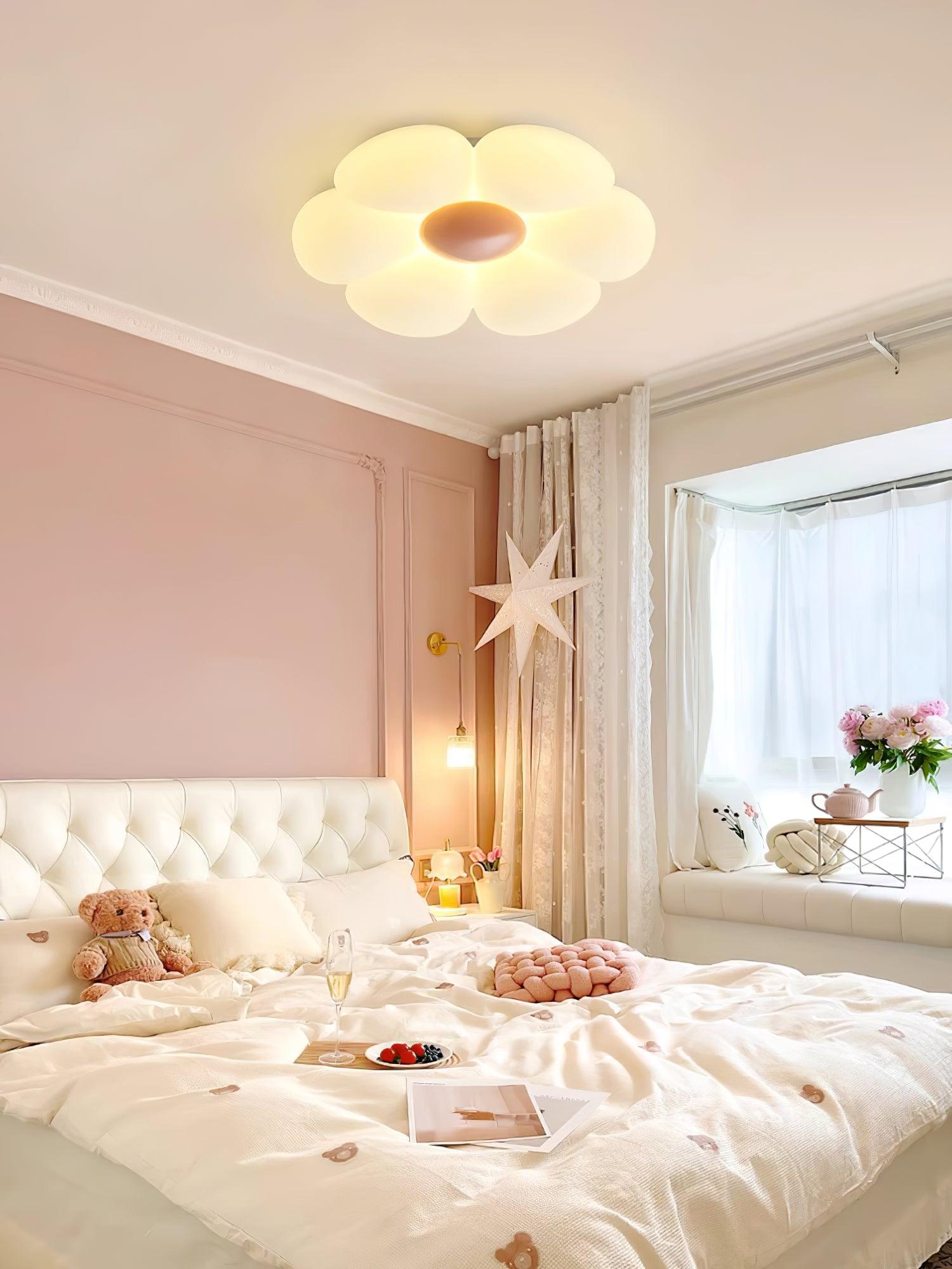 Six-leaf Flower Kids Room Ceiling Lamp - Lumpaz