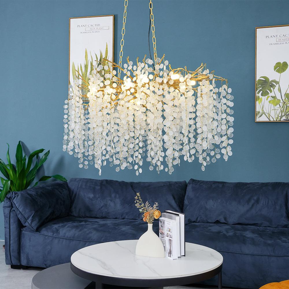 Shiro Noda Crystal Chandelier - Lumpaz