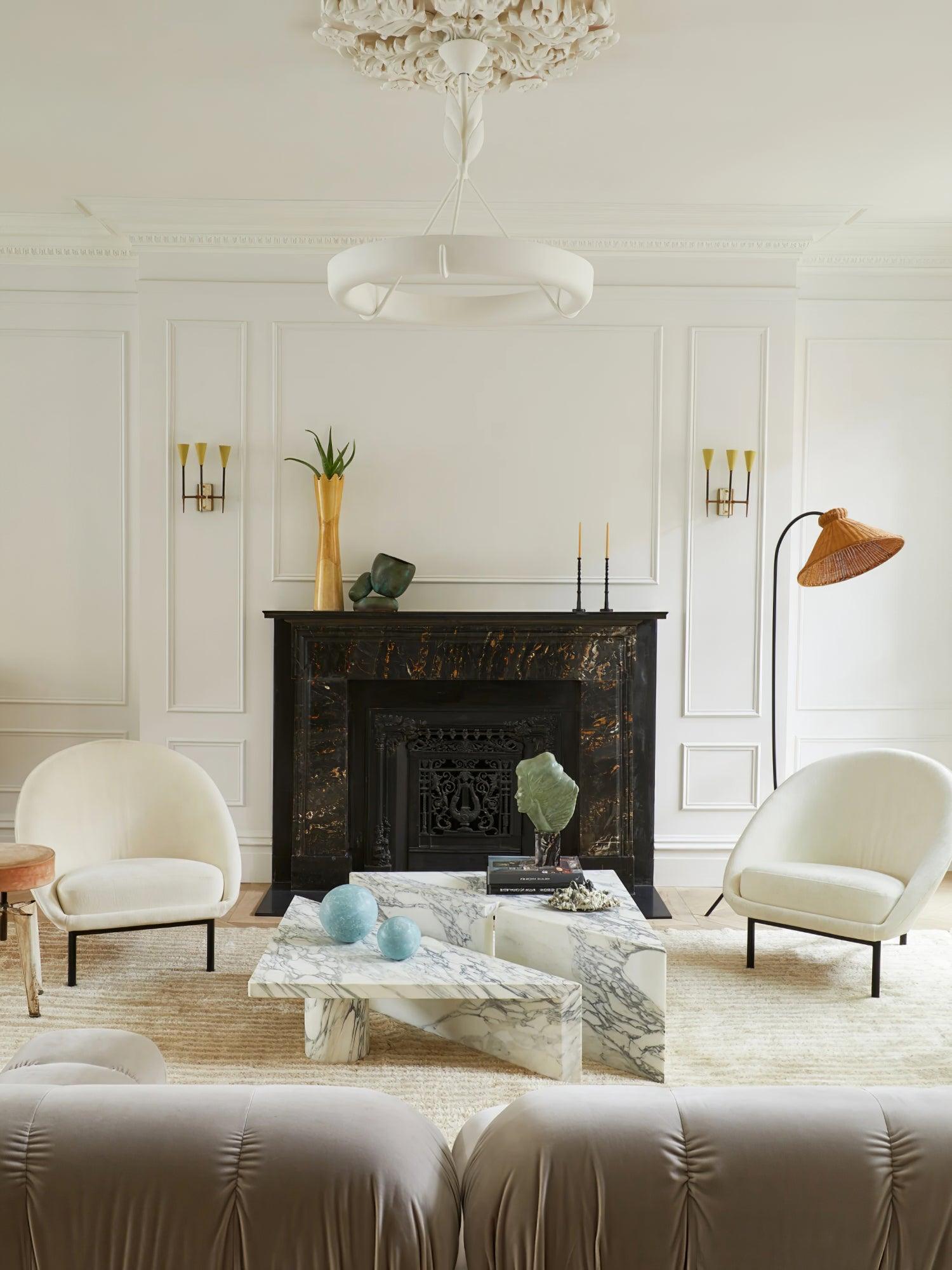 Tinsley Plaster Chandelier - Lumpaz