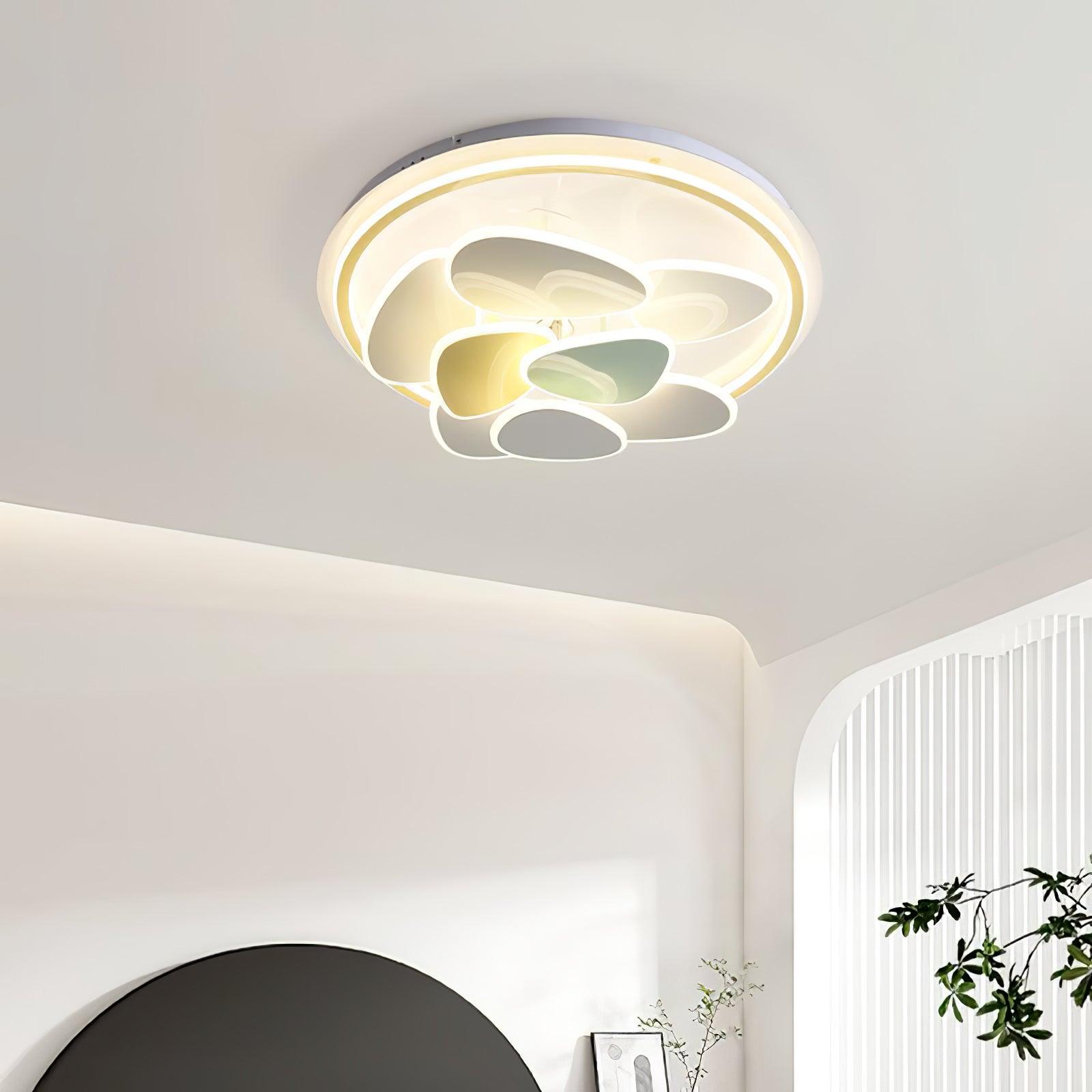 Colorful Cloud Round Ceiling Lamp - Lumpaz