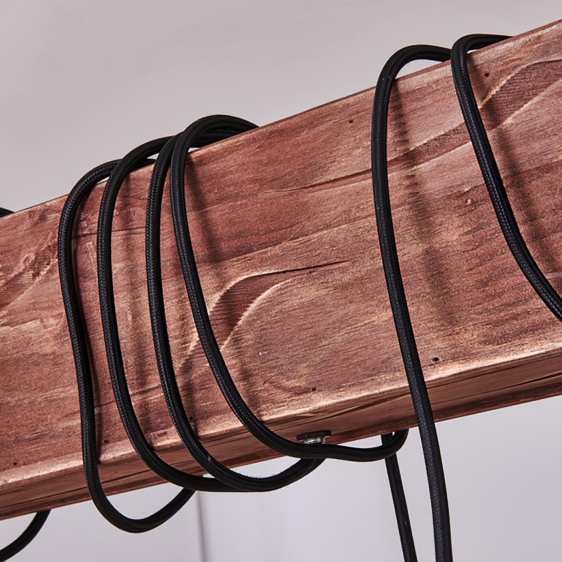 Wood Hanging Multi Chandelier - Lumpaz