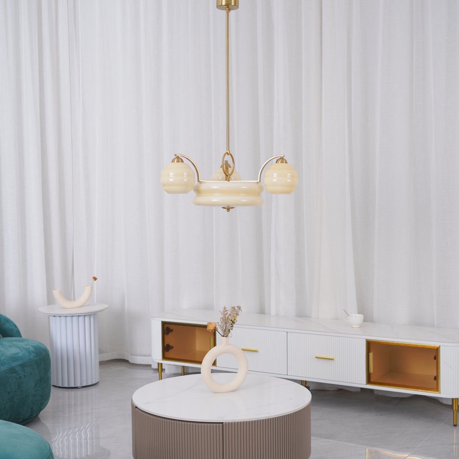 Art Deco Vintage Chandelier - Lumpaz