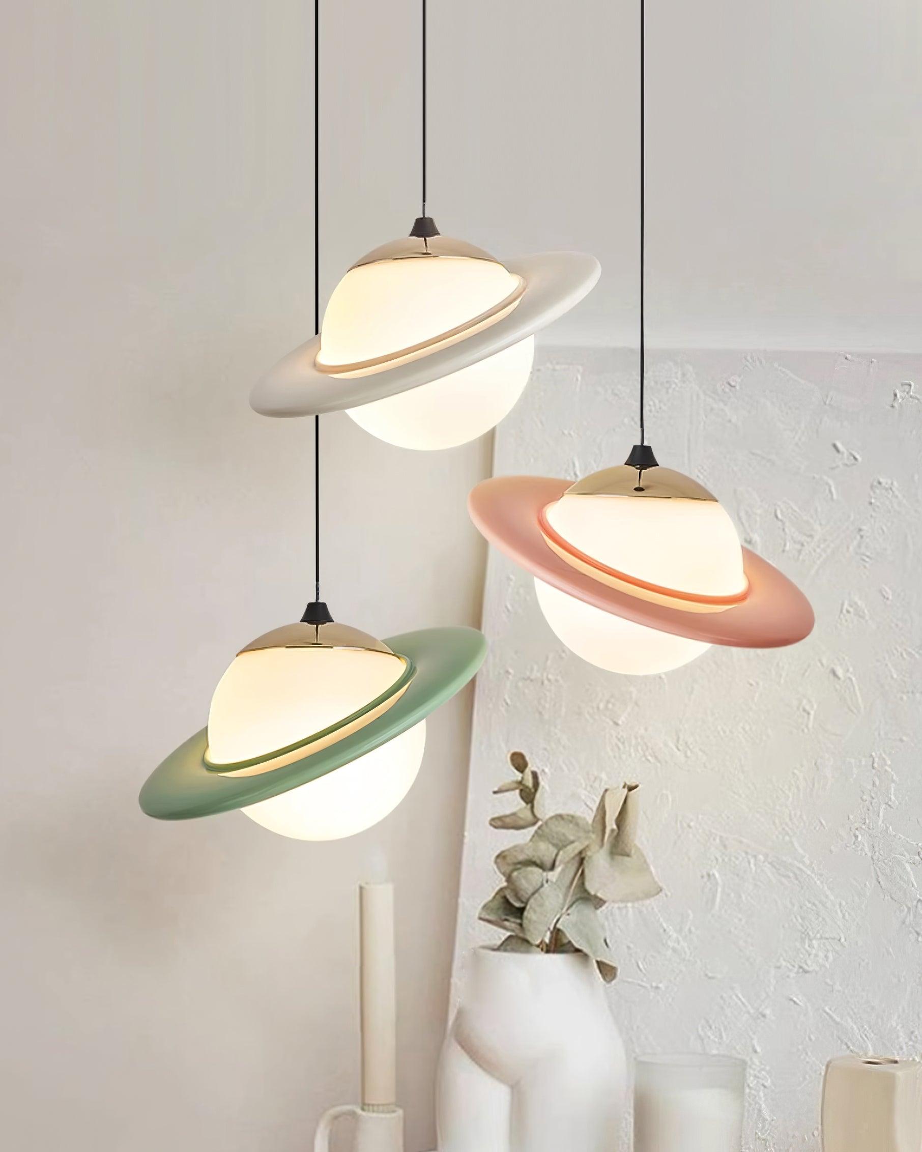Saturn Planet Pendant Lamp - Lumpaz