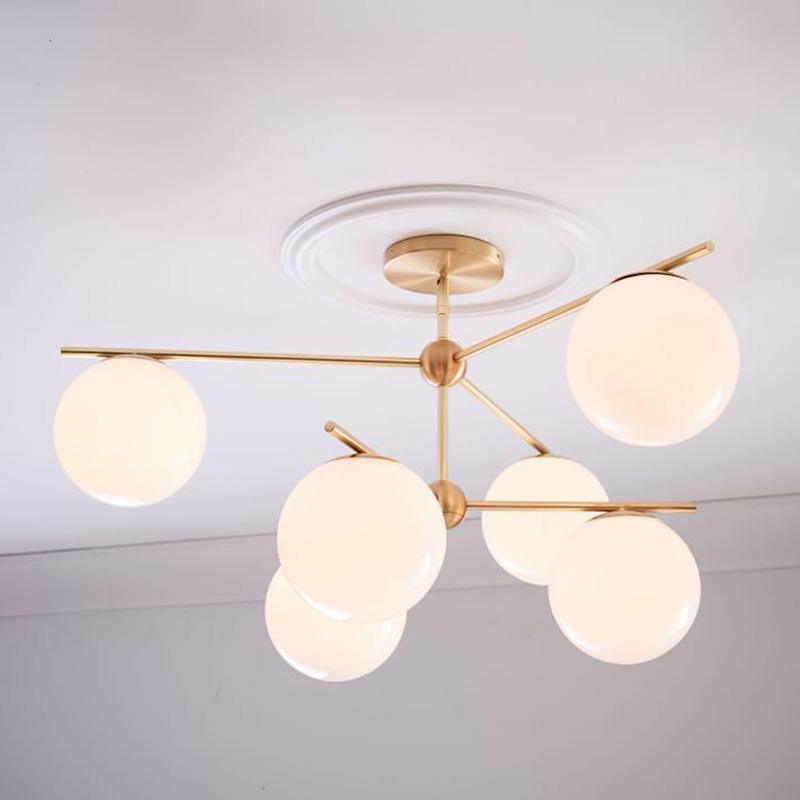 Sphere & Stem Chandelier - Lumpaz