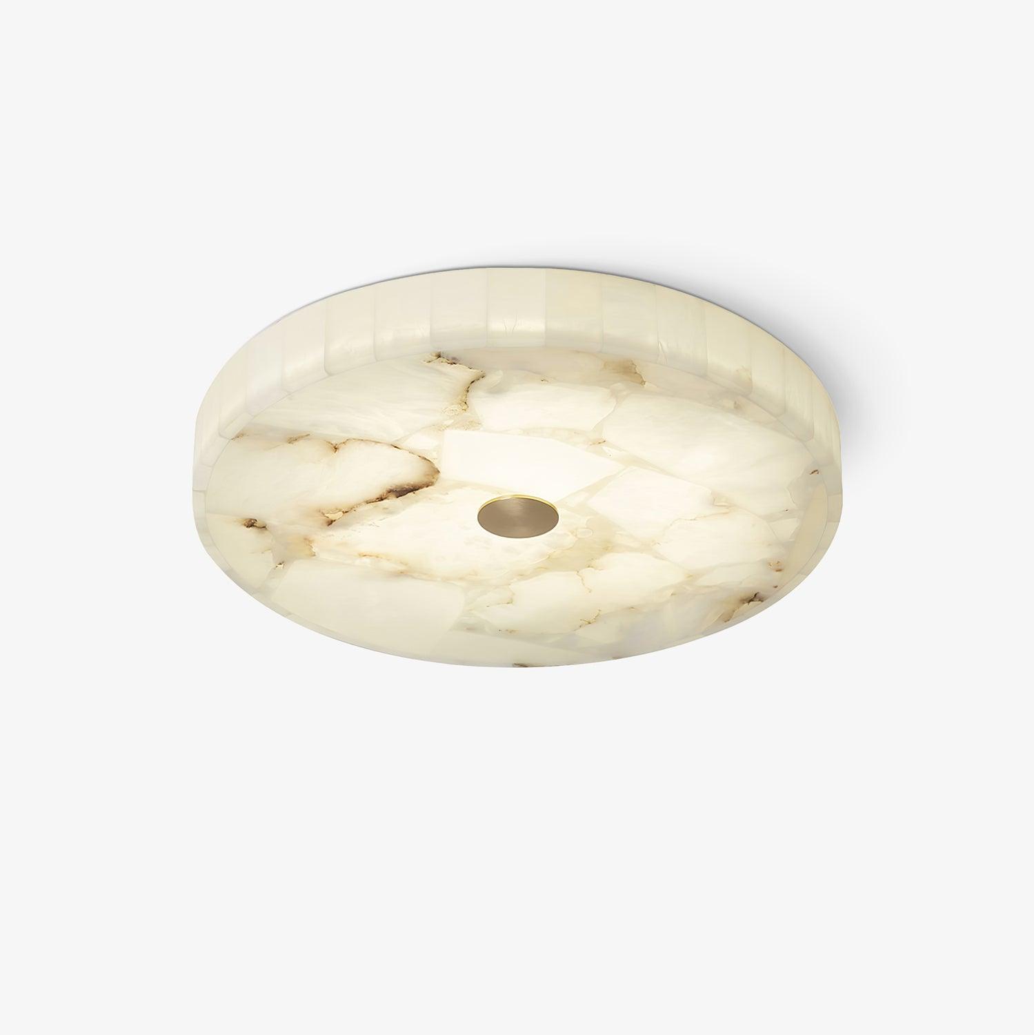 Round Alabaster Ceiling Lamp - Lumpaz