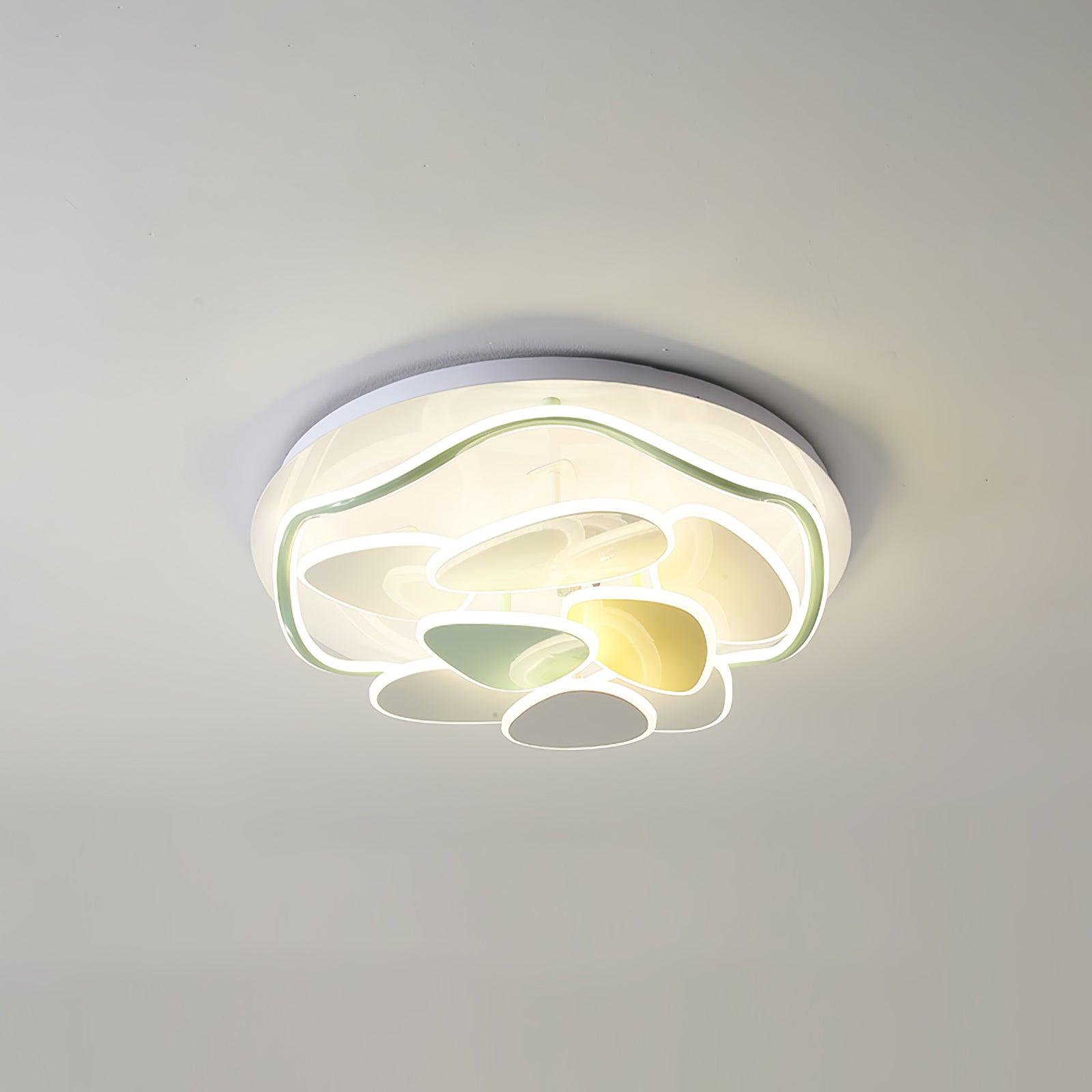 Colorful Cloud Round Ceiling Lamp - Lumpaz